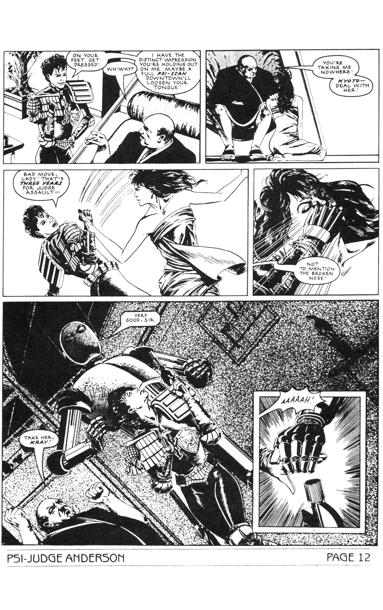 Read online Psi-Judge Anderson comic -  Issue #9 - 14