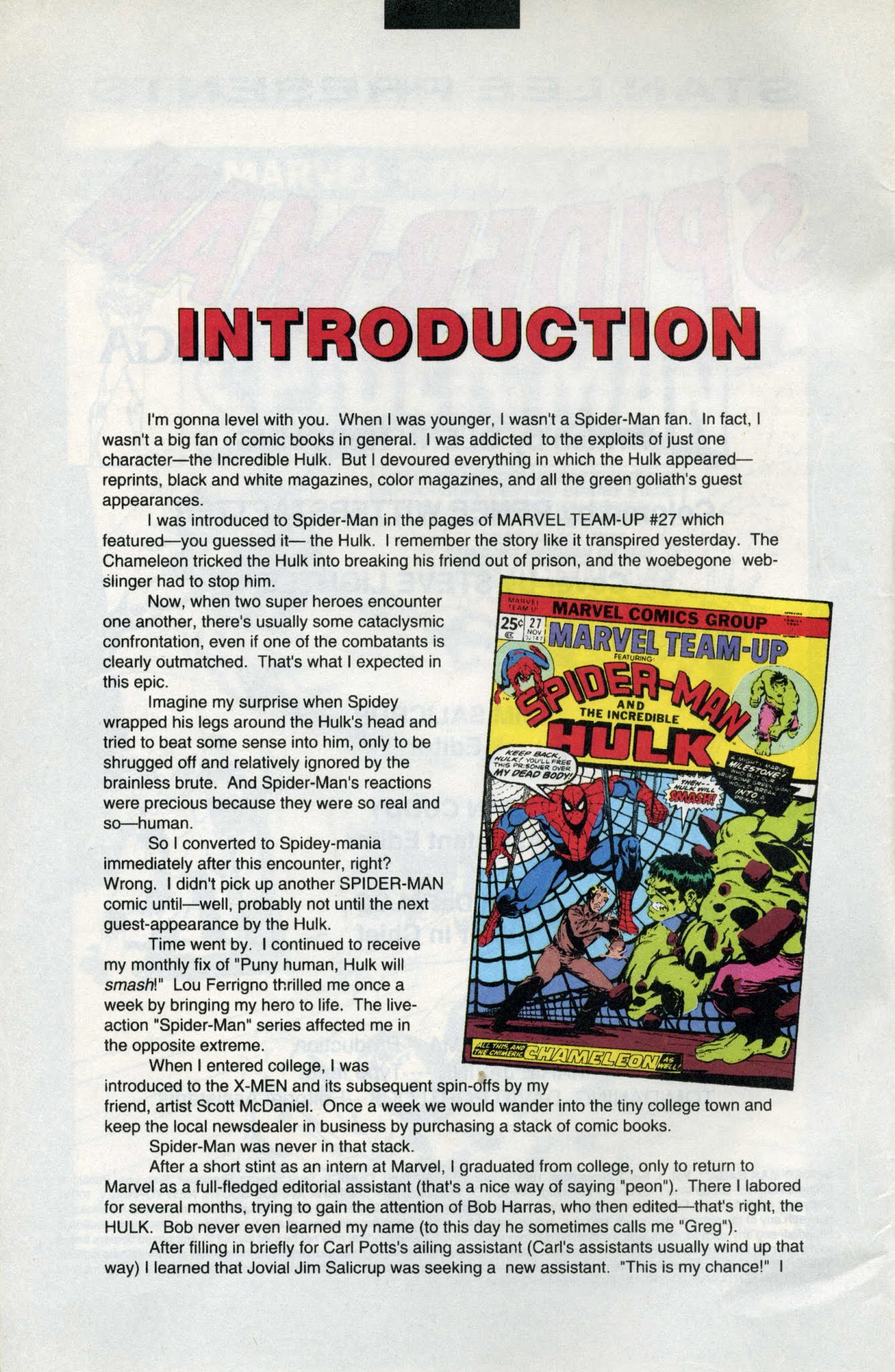 Read online Spider-Man Saga (1991) comic -  Issue #1 - 4