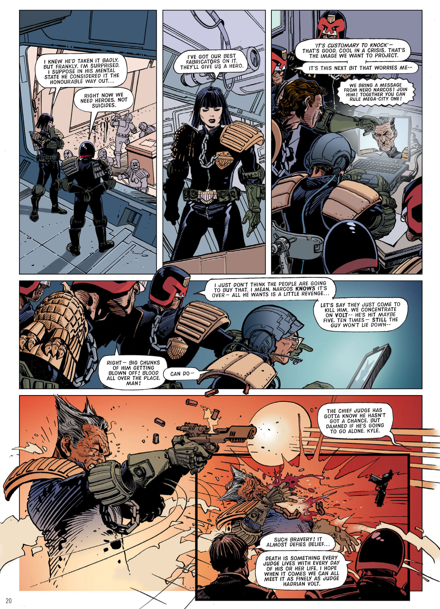 Read online Judge Dredd: The Complete Case Files comic -  Issue # TPB 31 - 21