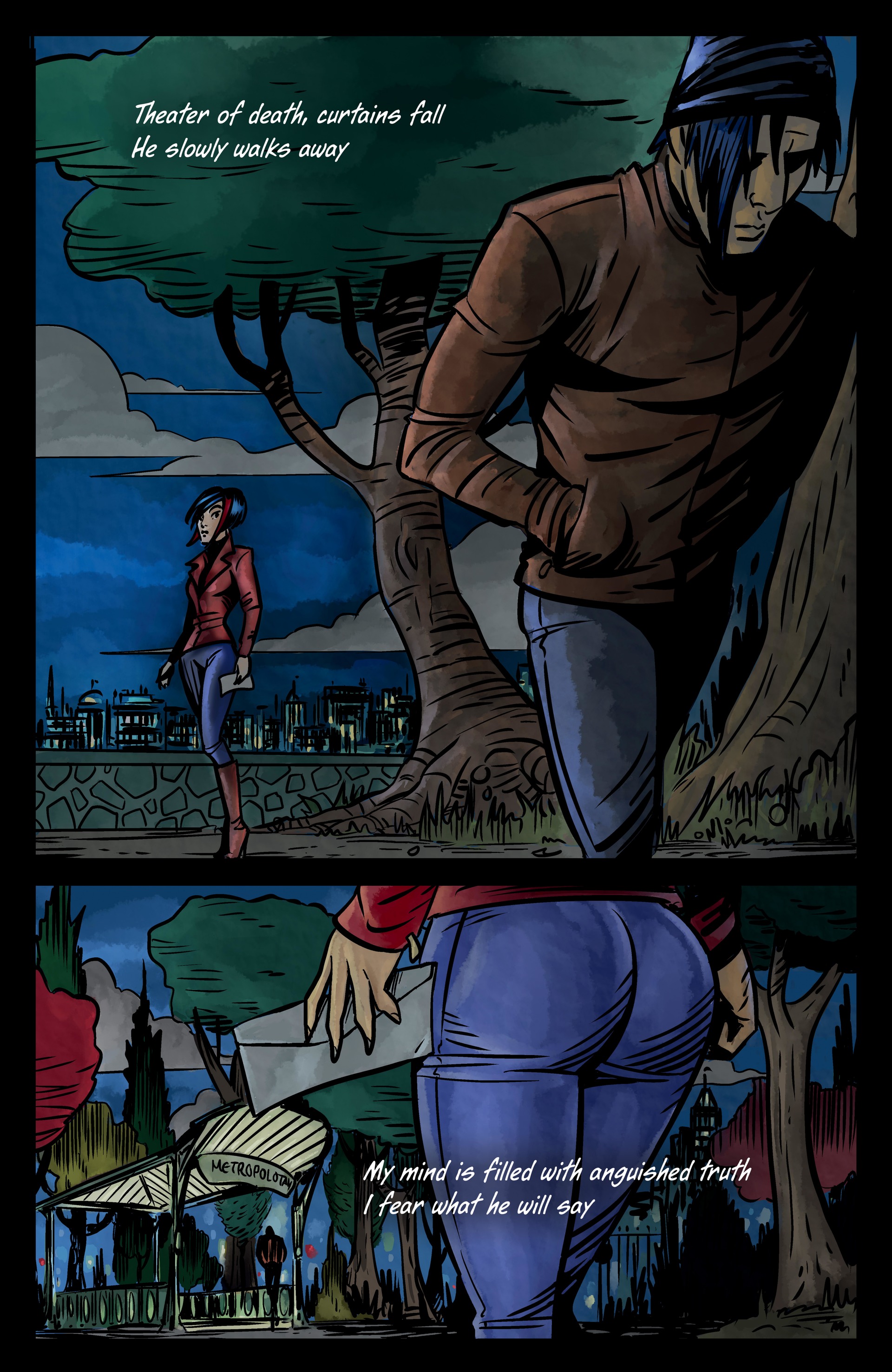 Read online GirlFIEND in Paris: A Bloodthirsty Bedtime Story comic -  Issue # TPB - 28
