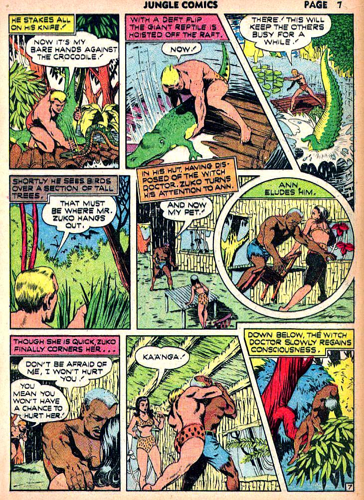 Read online Jungle Comics comic -  Issue #22 - 9