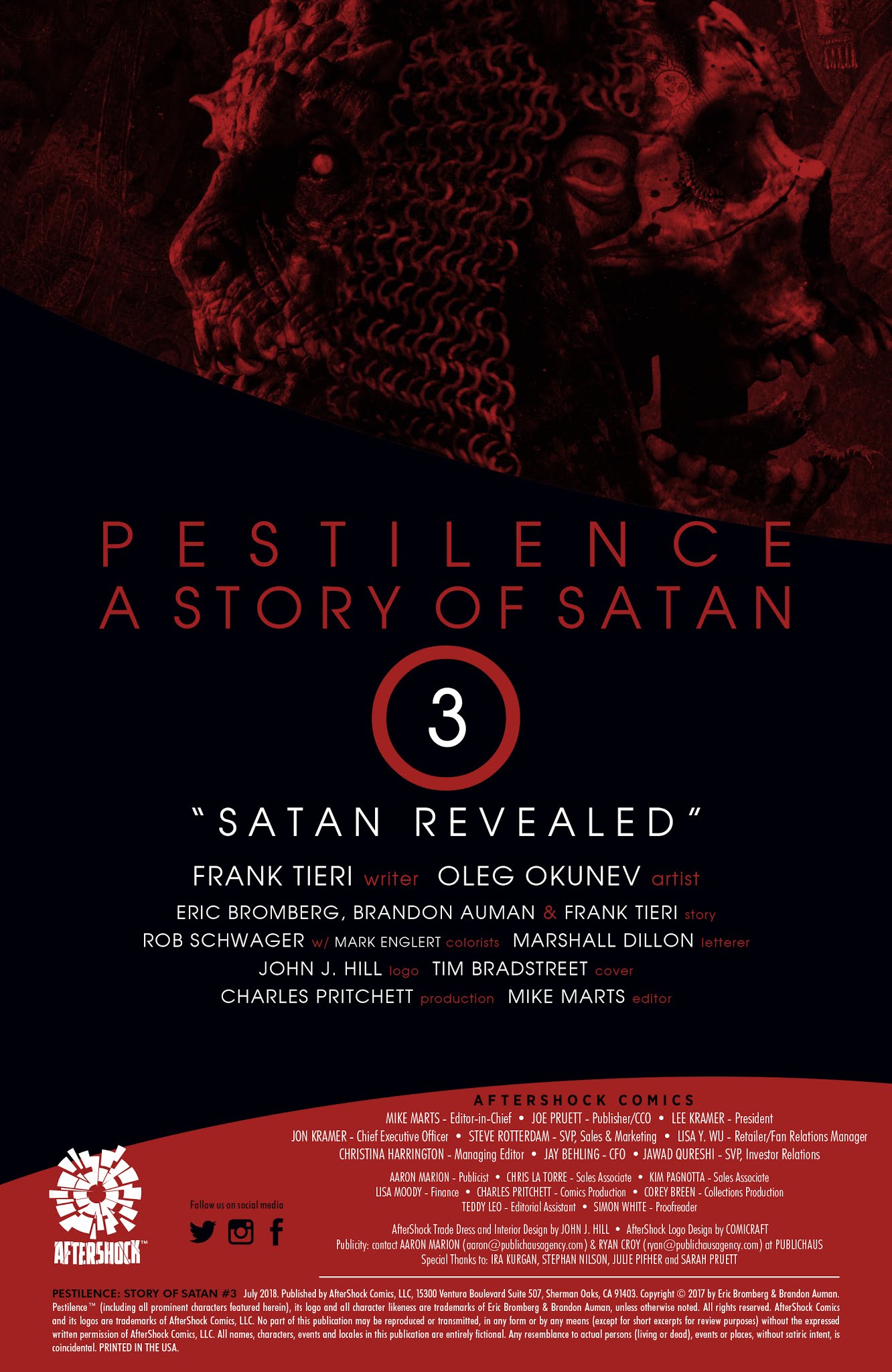 Read online Pestilence: A Story of Satan comic -  Issue #3 - 2
