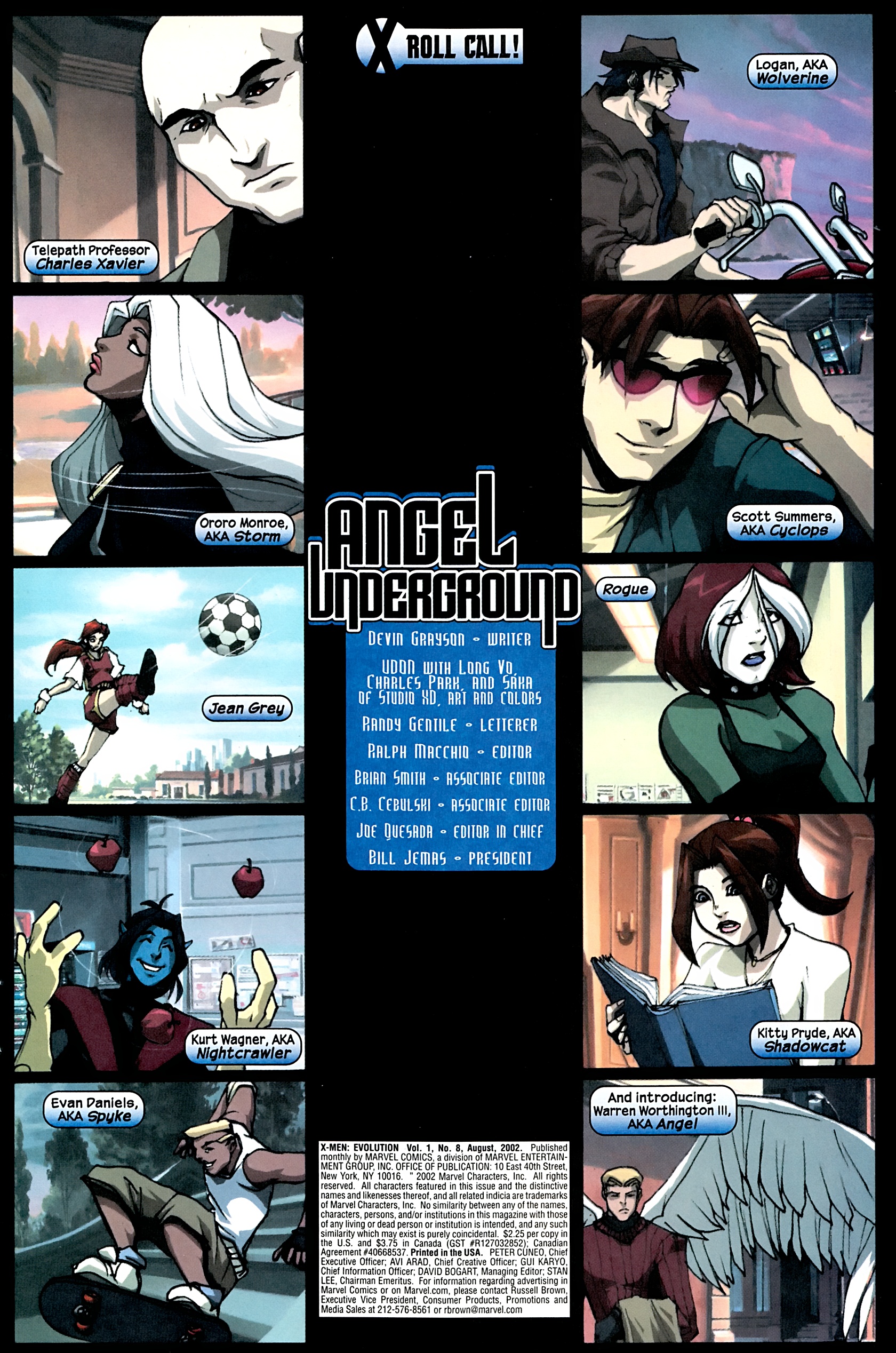 Read online X-Men: Evolution comic -  Issue #8 - 2