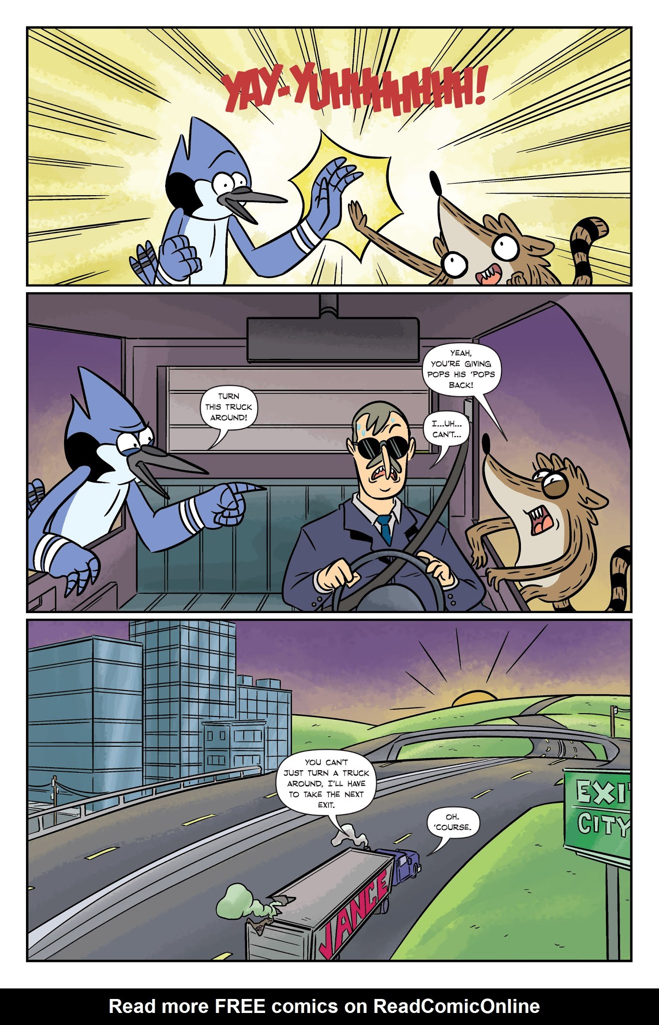 Read online Regular Show: Noir Means Noir, Buddy comic -  Issue # TPB (Part 2) - 52