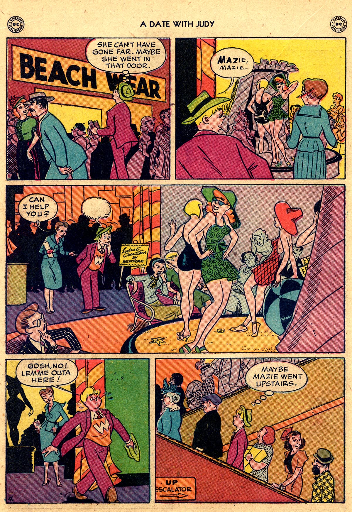 Read online A Date with Judy comic -  Issue #4 - 24