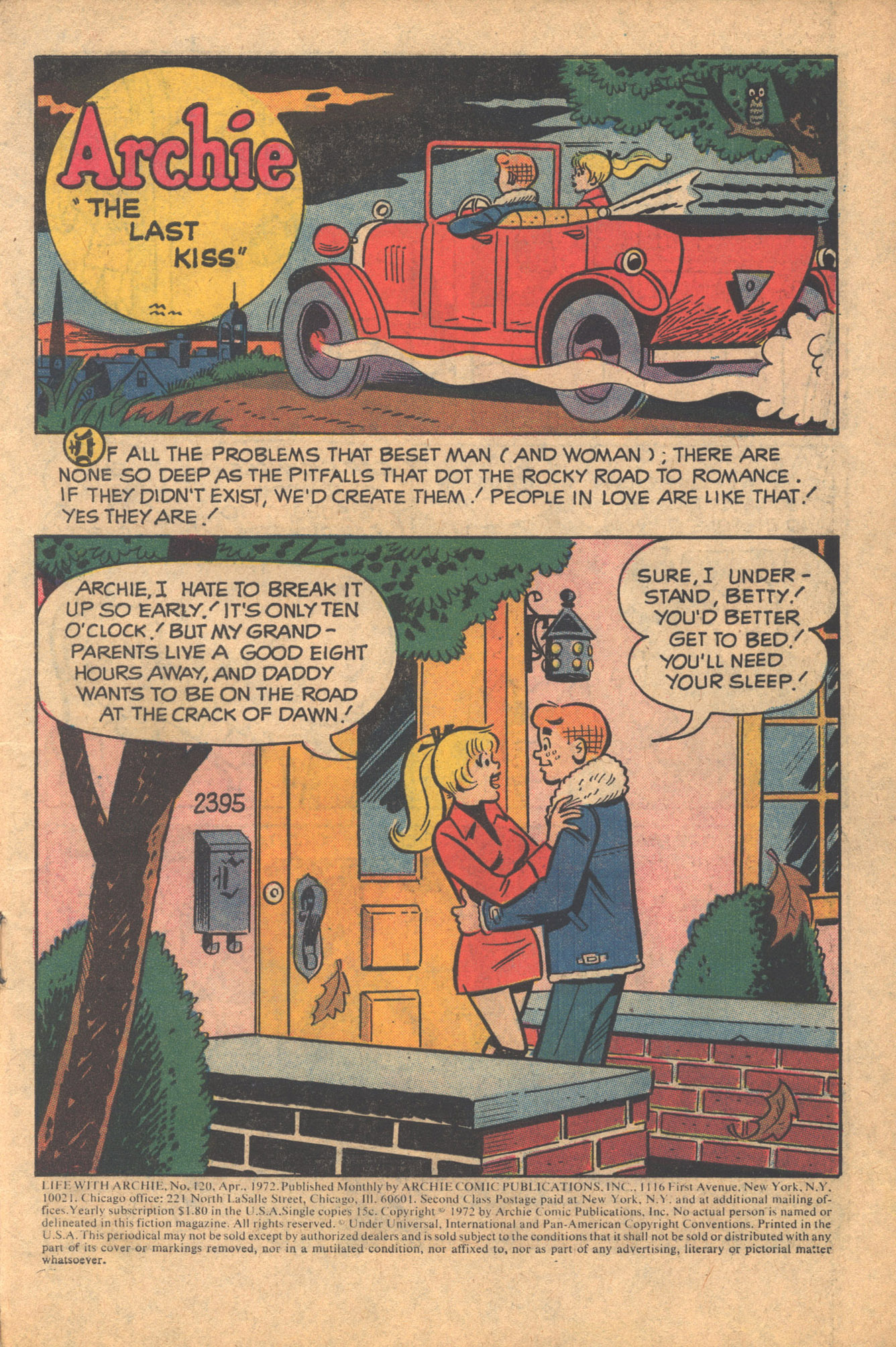 Read online Life With Archie (1958) comic -  Issue #120 - 3