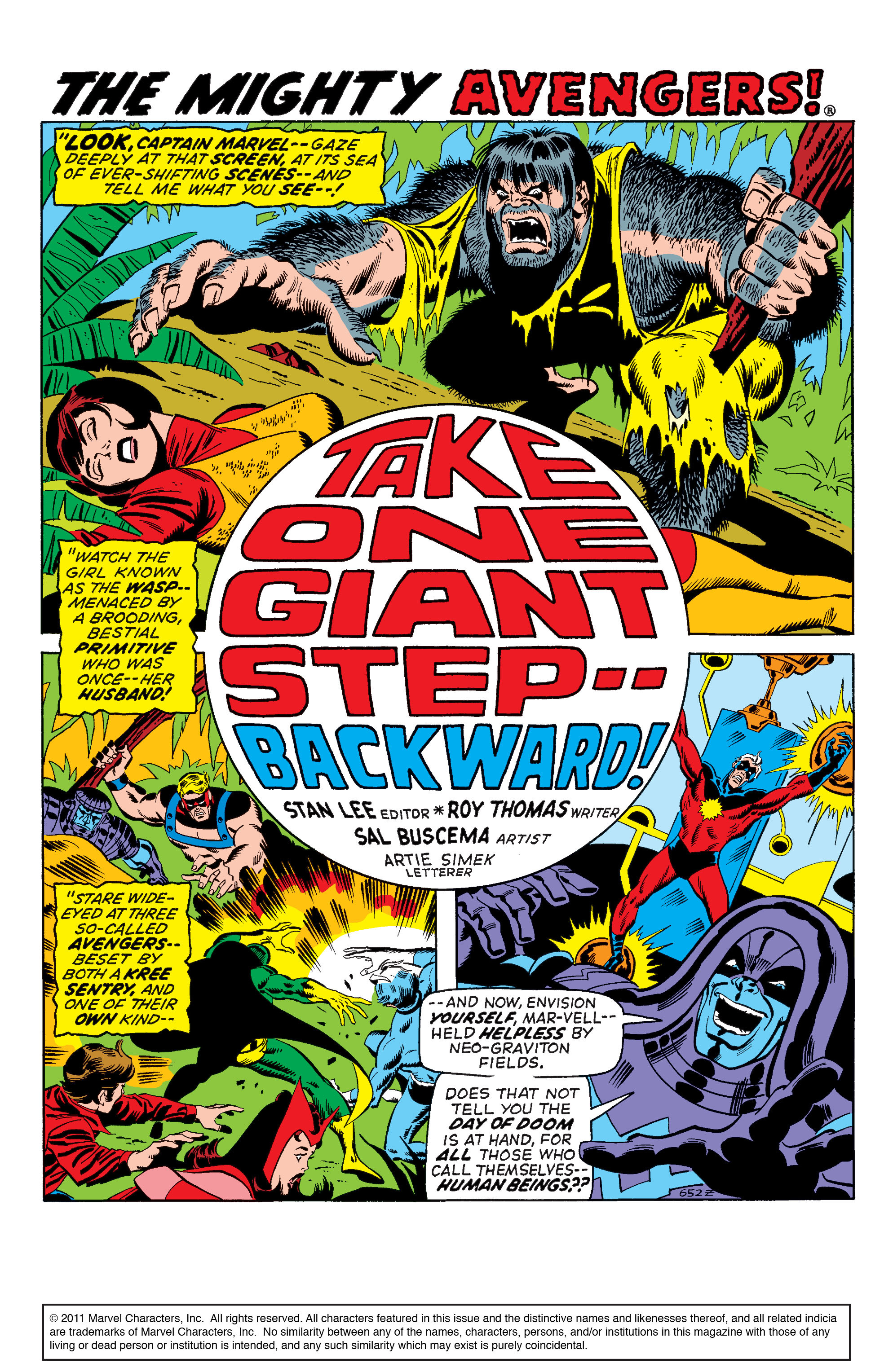 Read online Marvel Masterworks: The Avengers comic -  Issue # TPB 10 (Part 1) - 56
