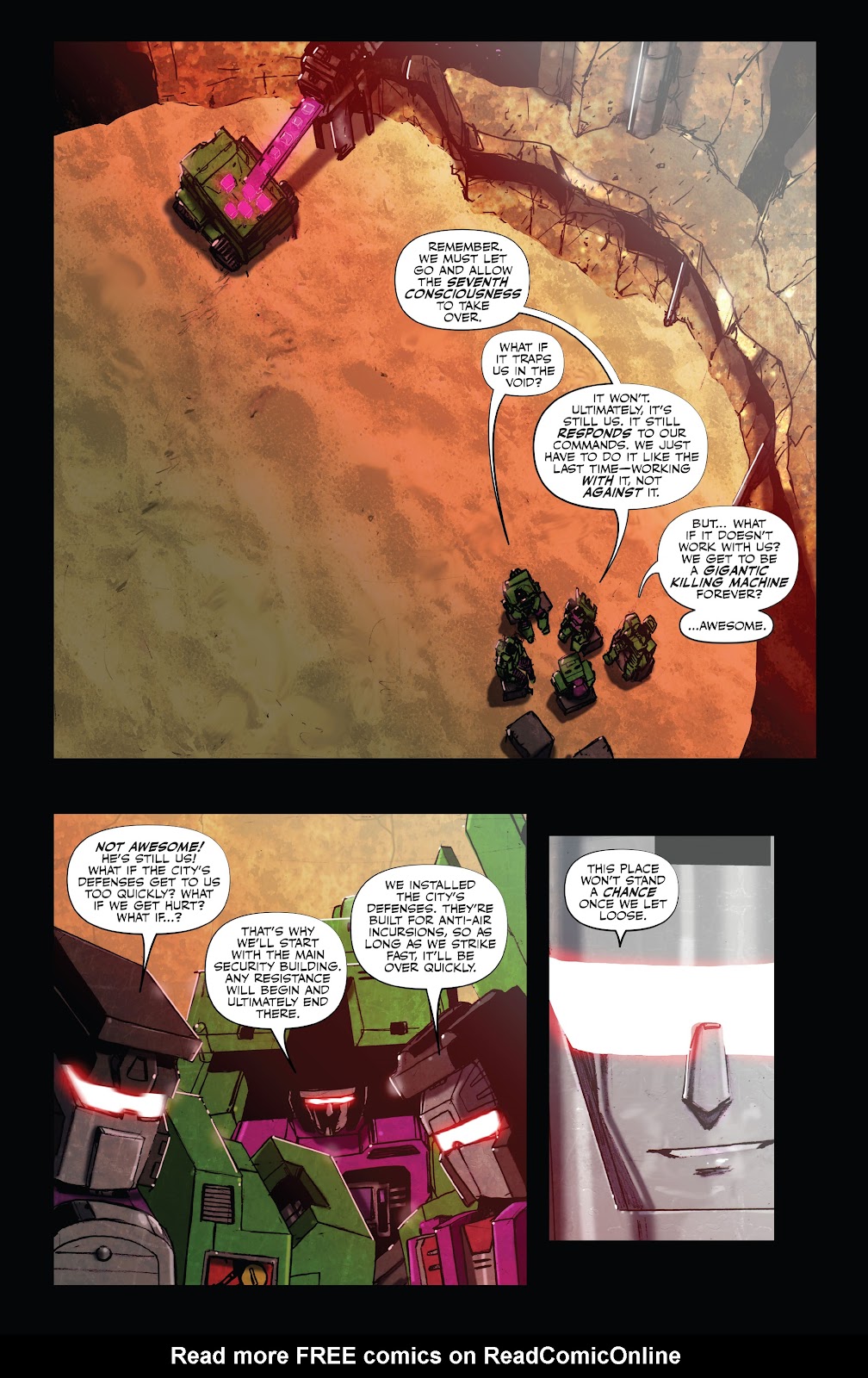 Read online Transformers Galaxies comic Issue 4