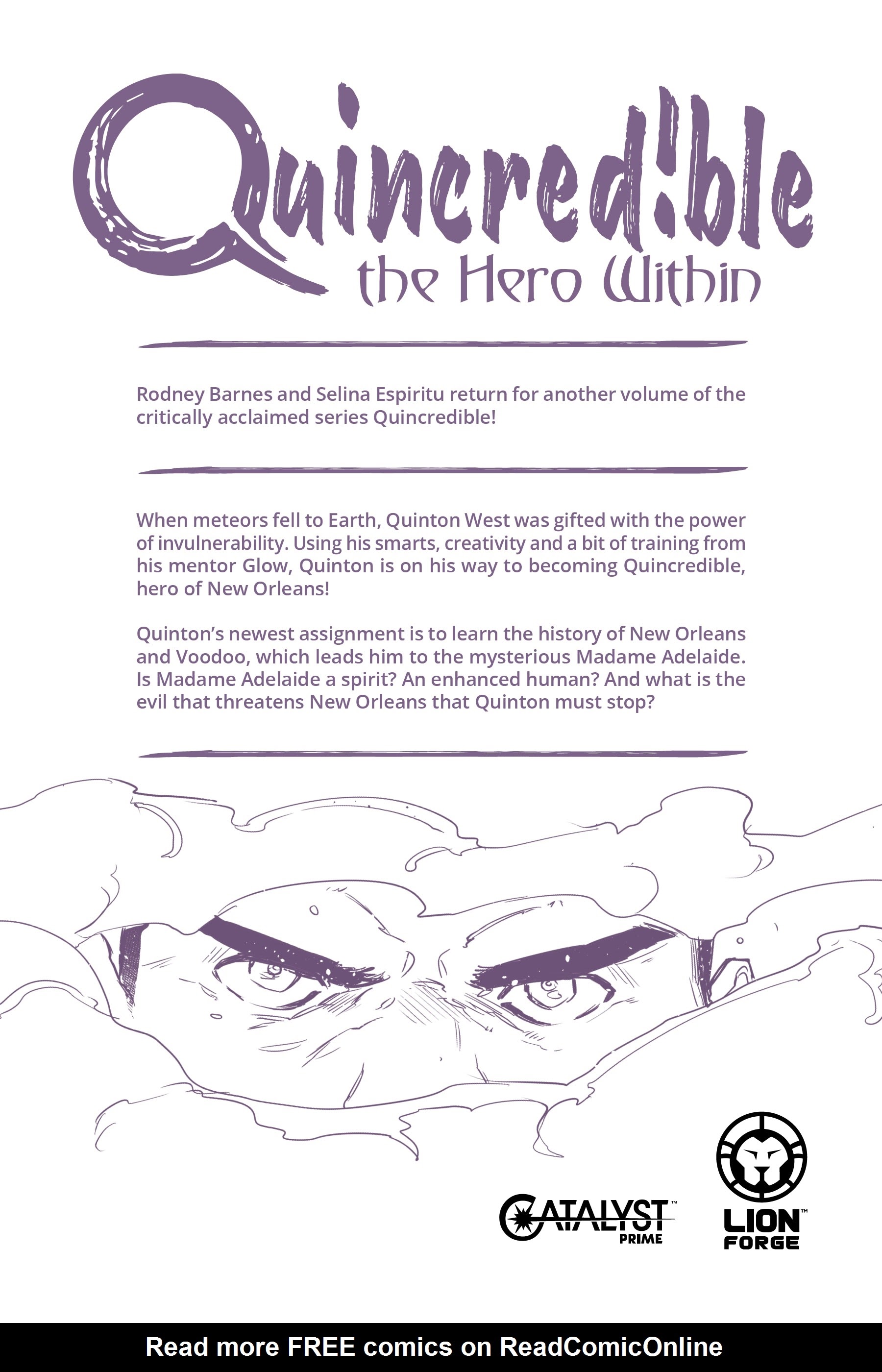 Read online Quincredible: The Hero Within comic -  Issue # TPB - 141