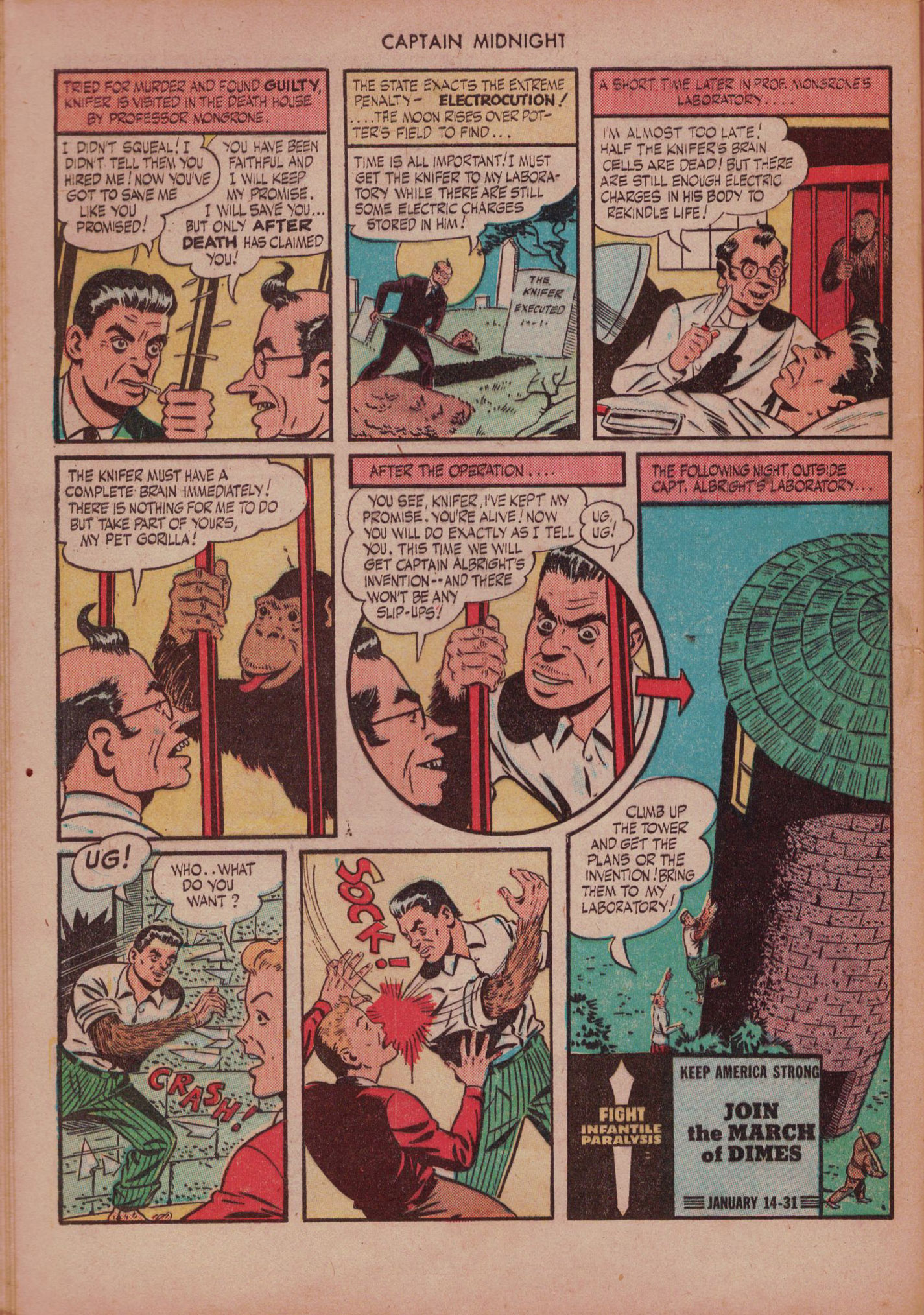 Read online Captain Midnight (1942) comic -  Issue #28 - 28