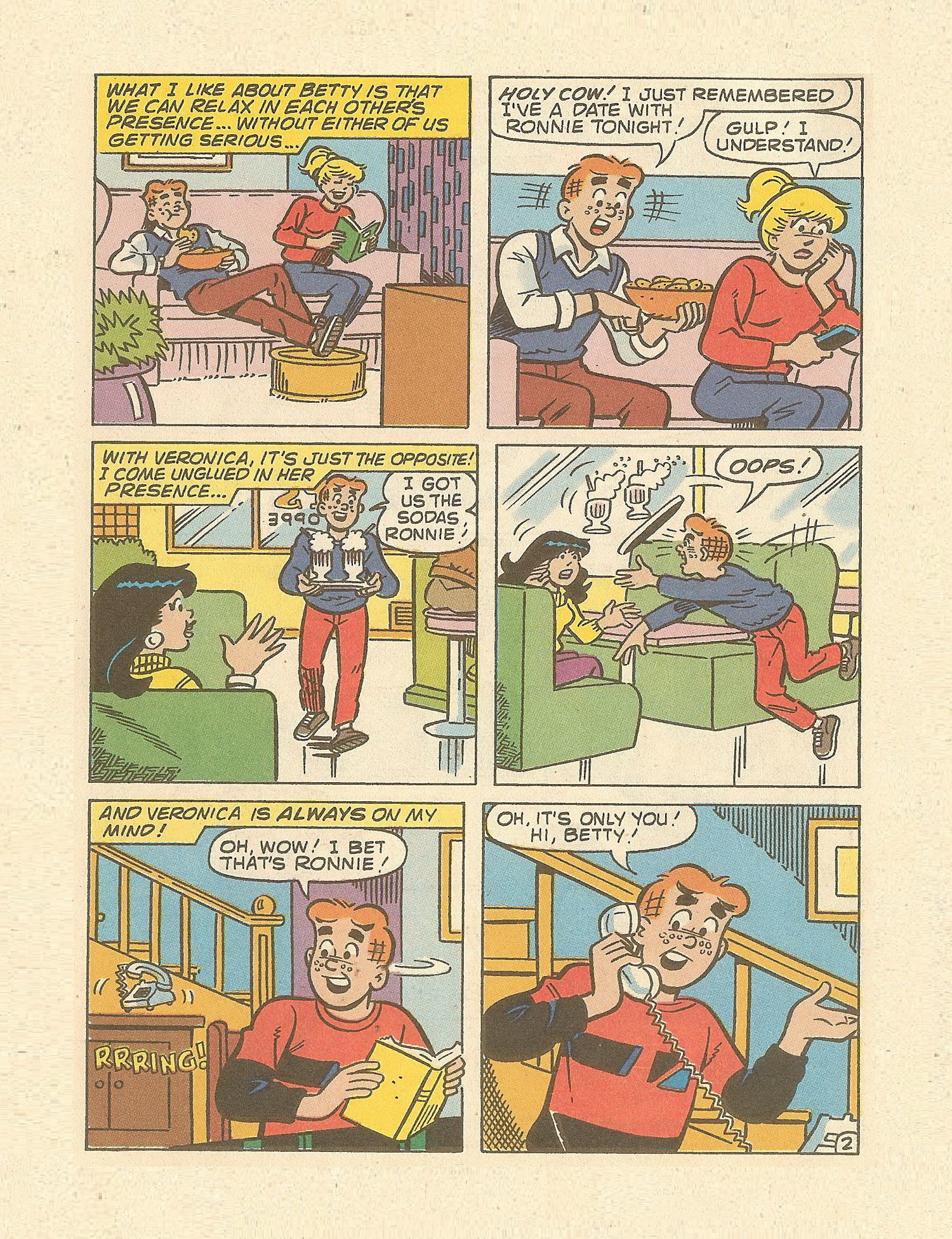 Read online Betty and Veronica Digest Magazine comic -  Issue #81 - 57