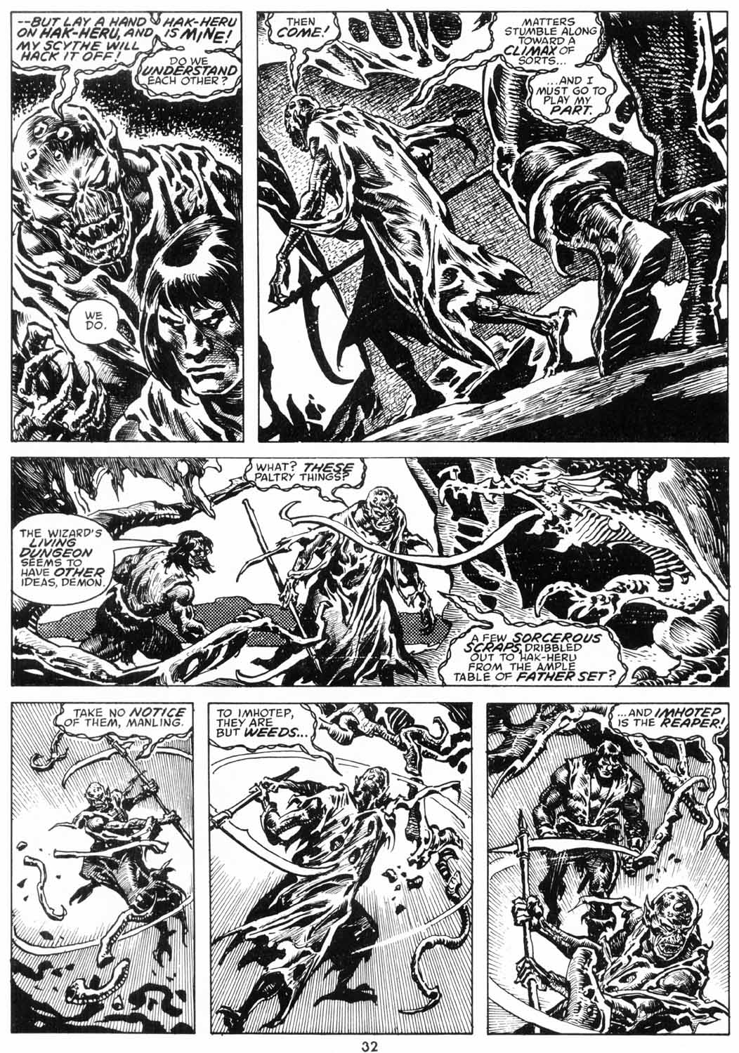 Read online The Savage Sword Of Conan comic -  Issue #206 - 33