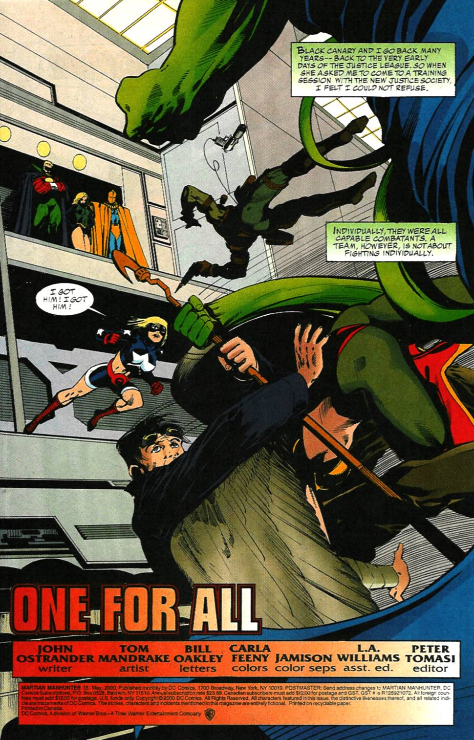 Read online Martian Manhunter (1998) comic -  Issue #18 - 2