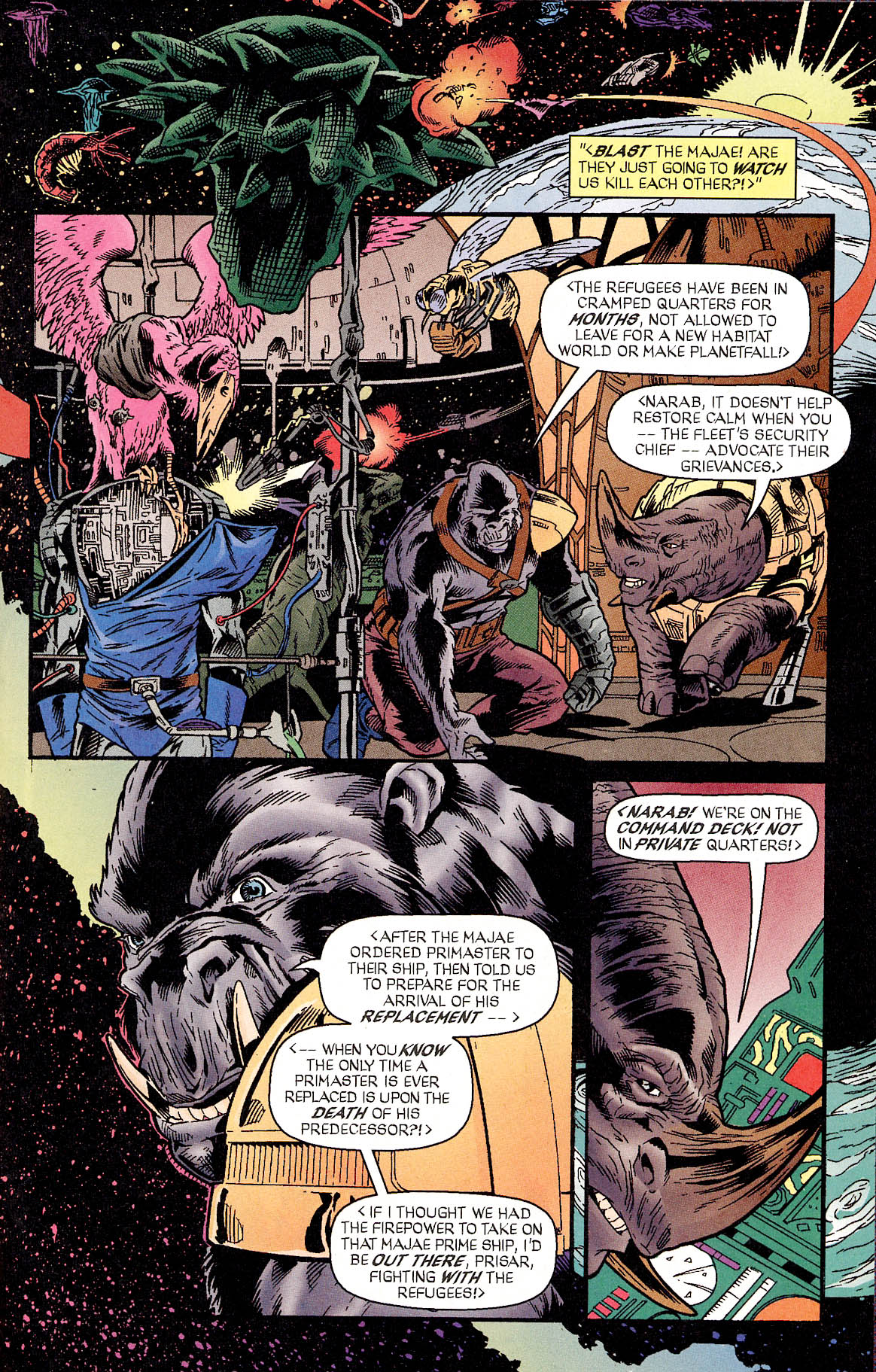 Read online Leonard Nimoy's Primortals (1996) comic -  Issue #6 - 9