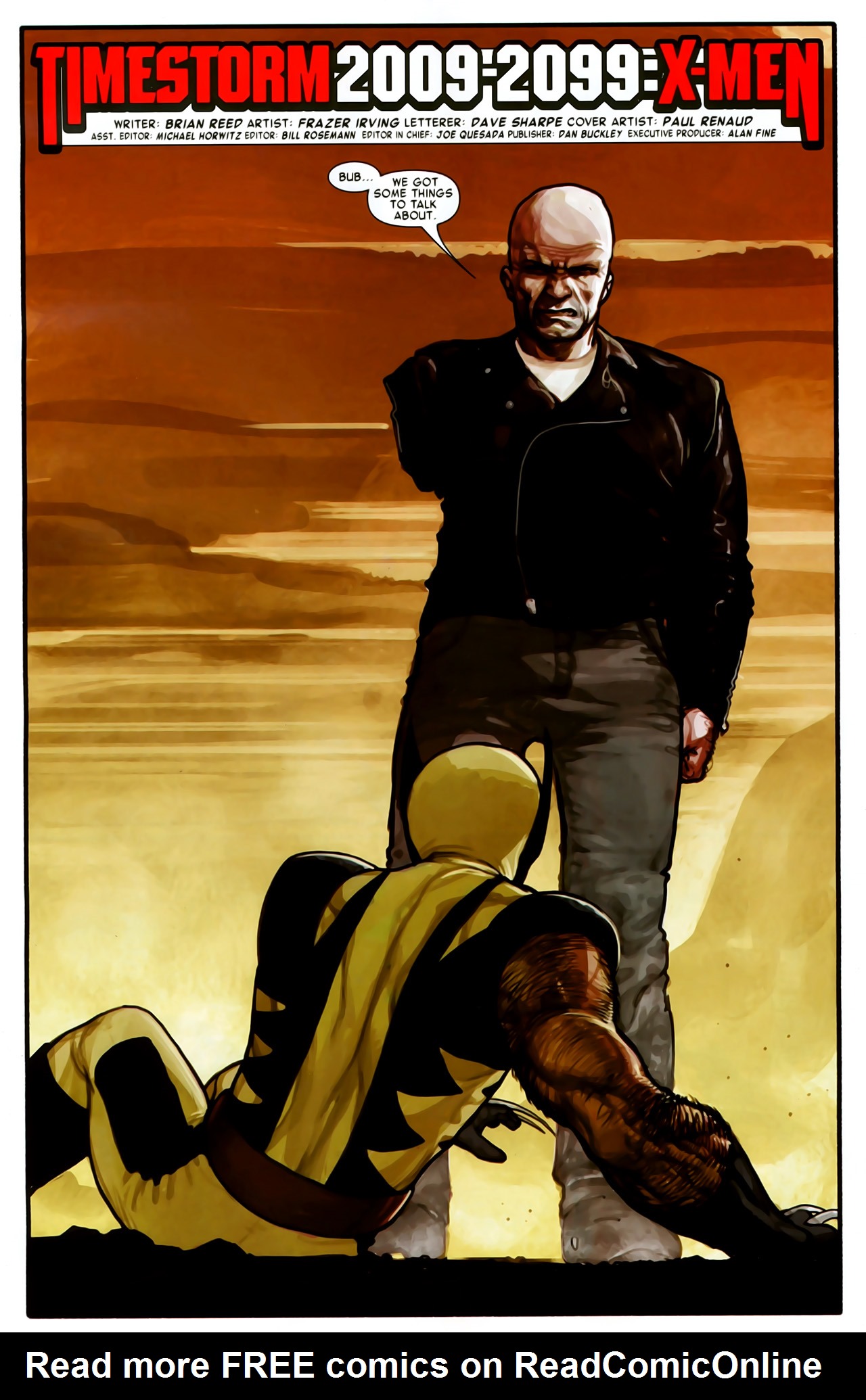 Read online Timestorm 2009/2099: X-Men comic -  Issue # Full - 4