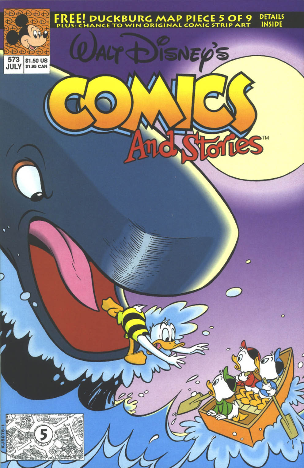Read online Walt Disney's Comics and Stories comic -  Issue #573 - 1