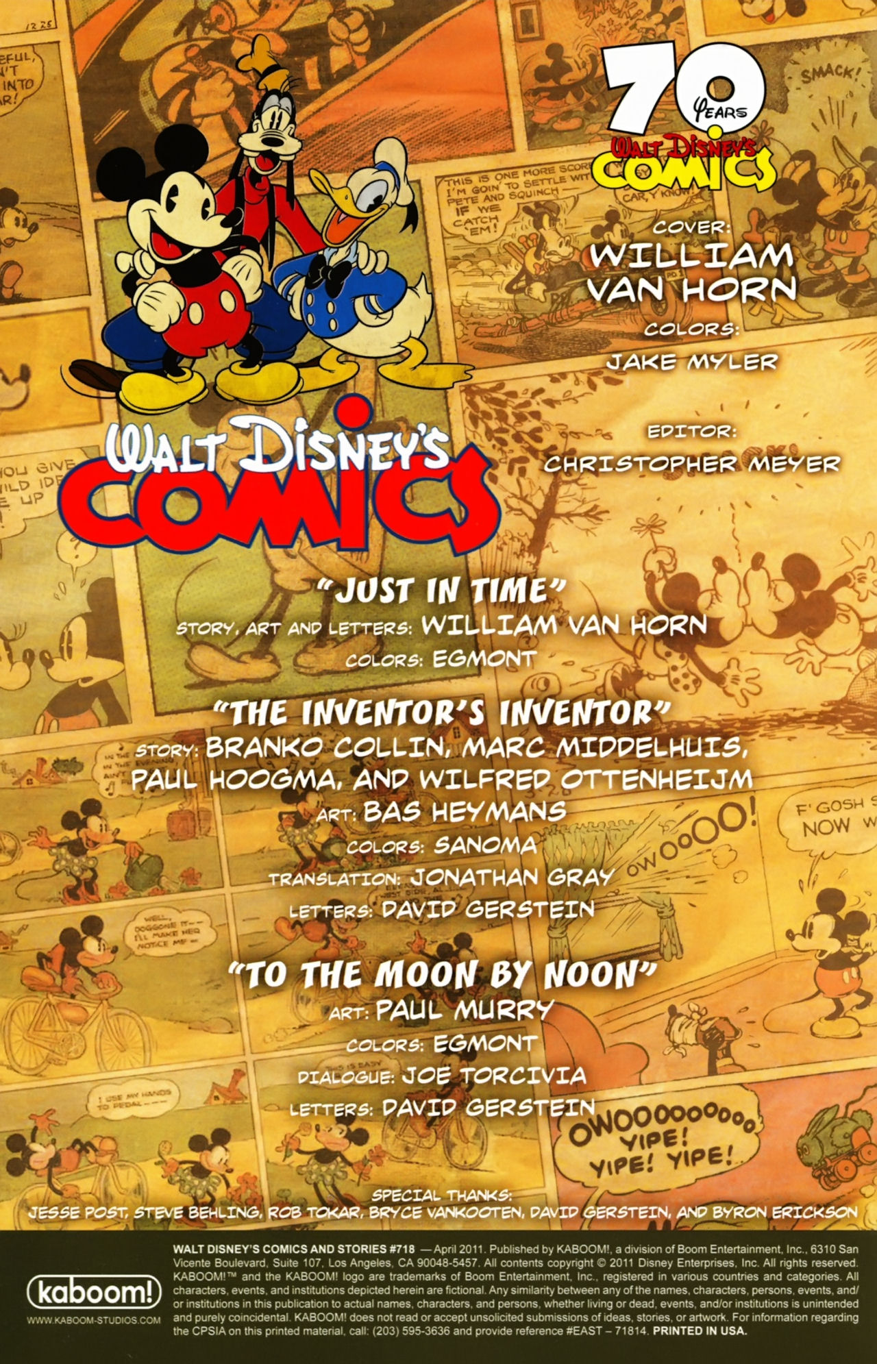 Read online Walt Disney's Comics and Stories comic -  Issue #718 - 2