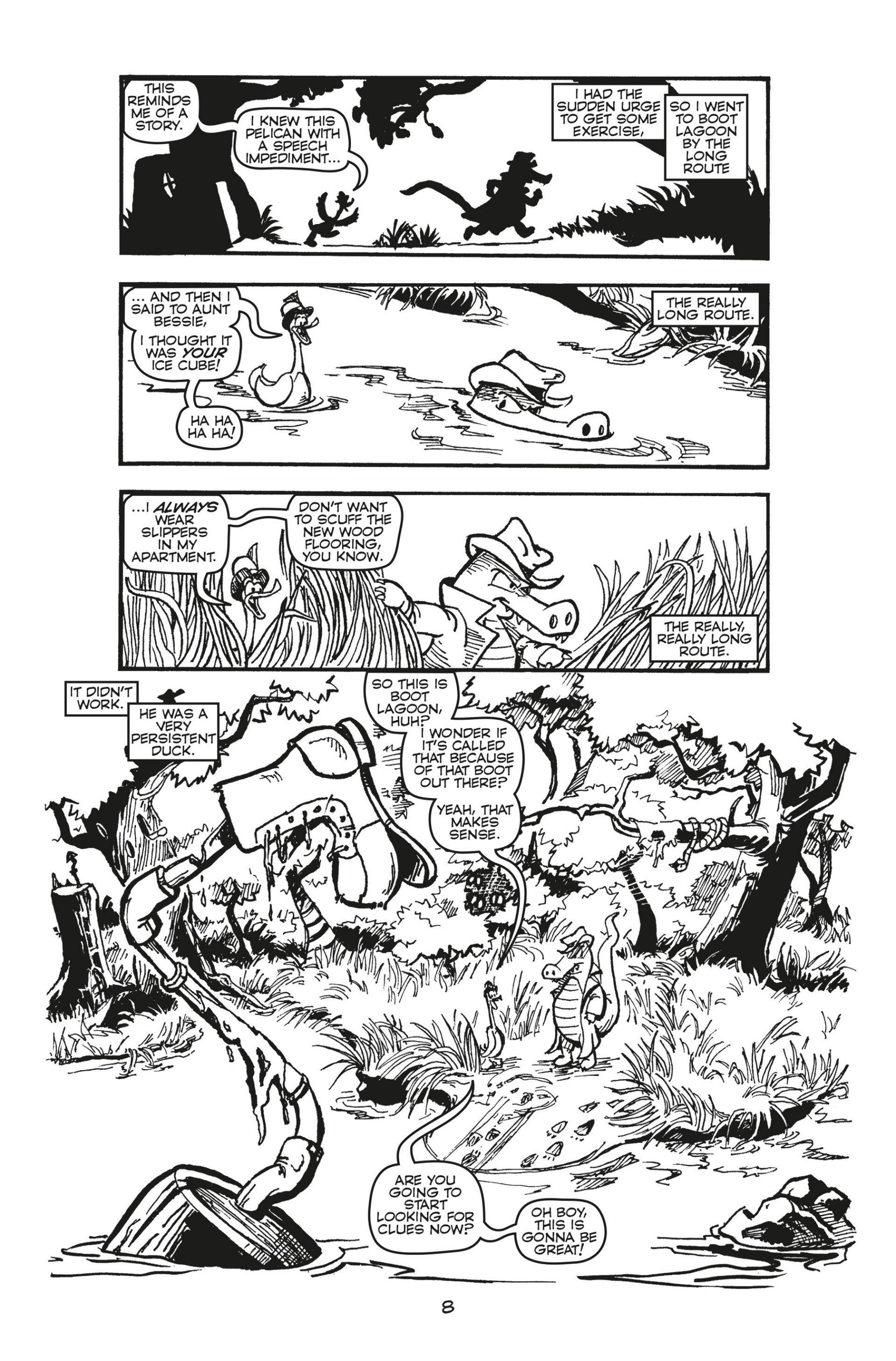 Read online Charlie Croc: Private Eye comic -  Issue #1 - 10