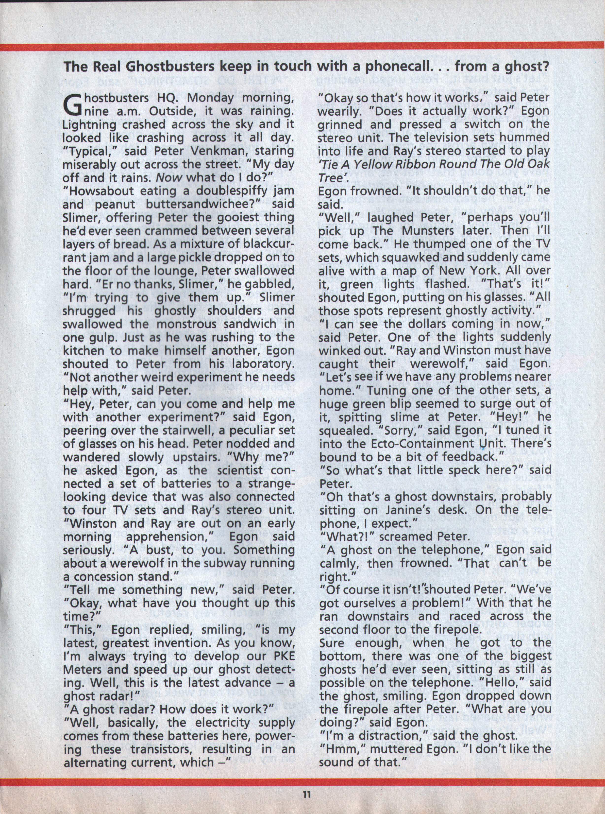 Read online The Real Ghostbusters comic -  Issue #120 - 2