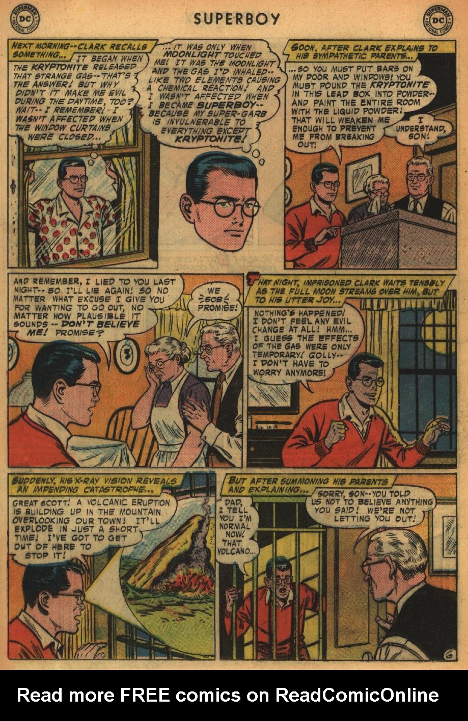 Read online Superboy (1949) comic -  Issue #65 - 16