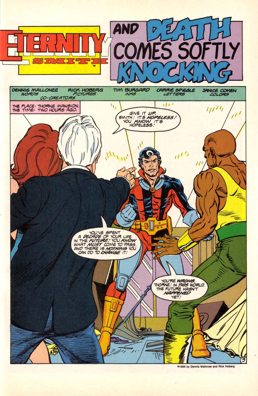 Read online Eternity Smith comic -  Issue #4 - 5