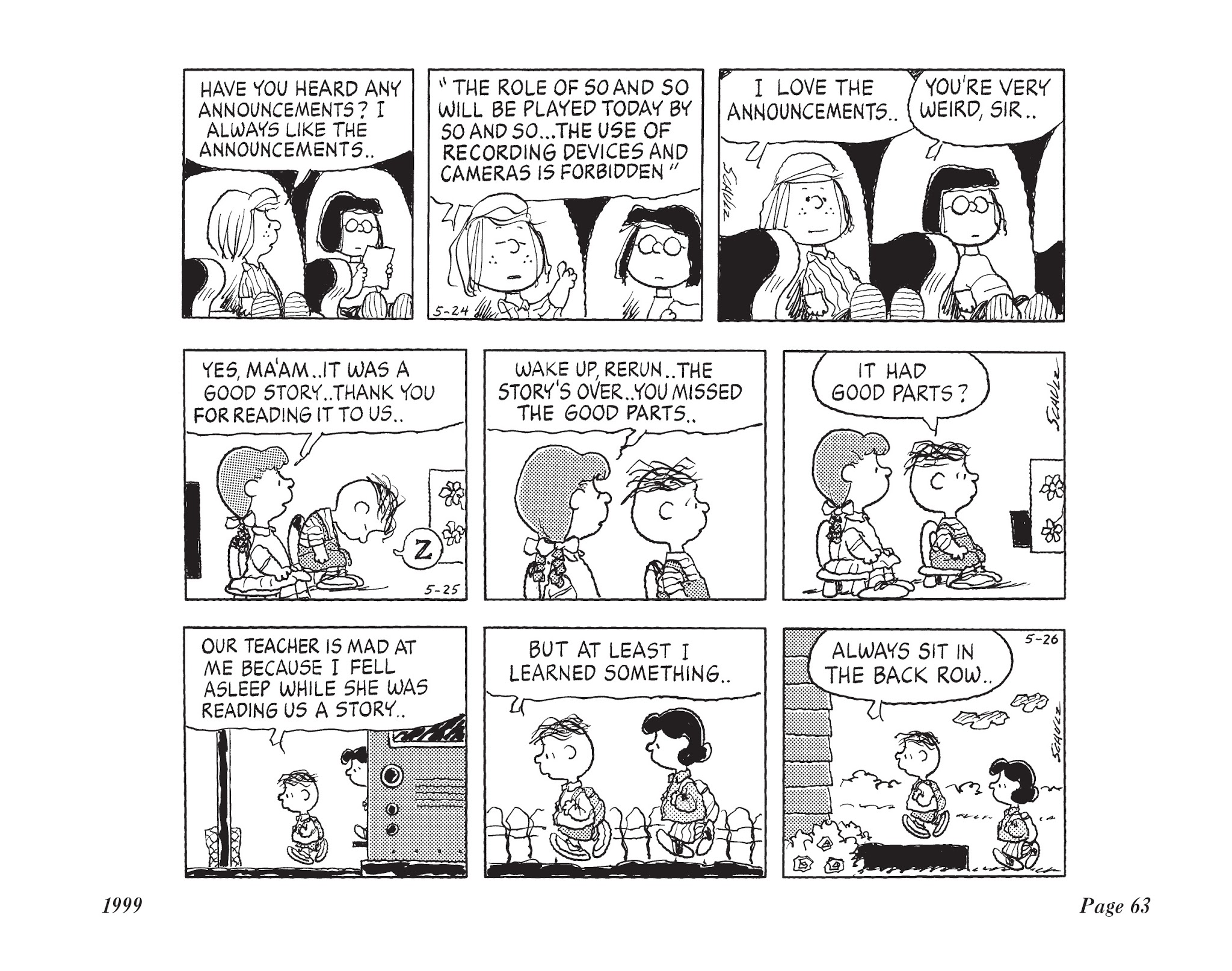 Read online The Complete Peanuts comic -  Issue # TPB 25 - 73