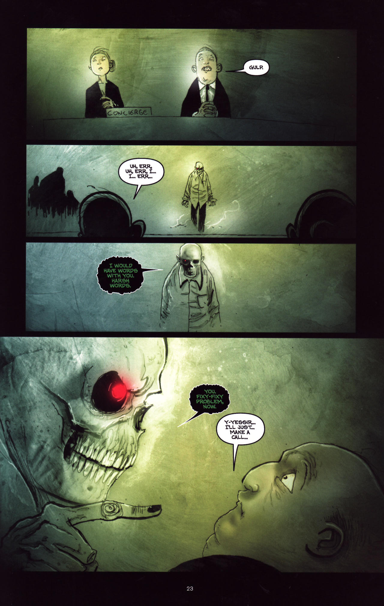 Read online Wormwood: Gentleman Corpse comic -  Issue #8 - 24