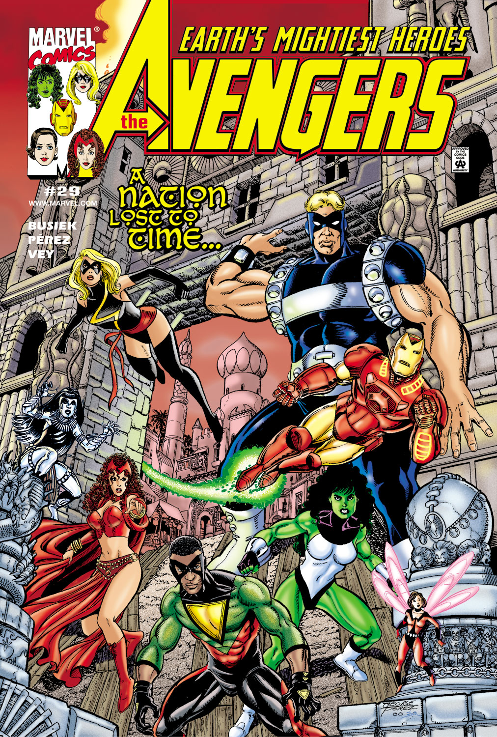 Read online Avengers (1998) comic -  Issue #29 - 1