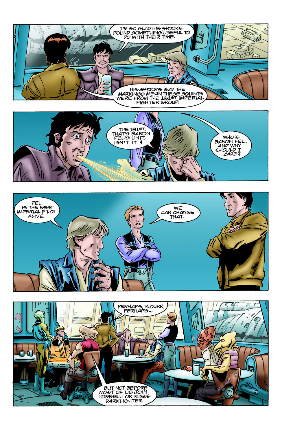 Read online Star Wars: X-Wing Rogue Squadron comic -  Issue #21 - 22