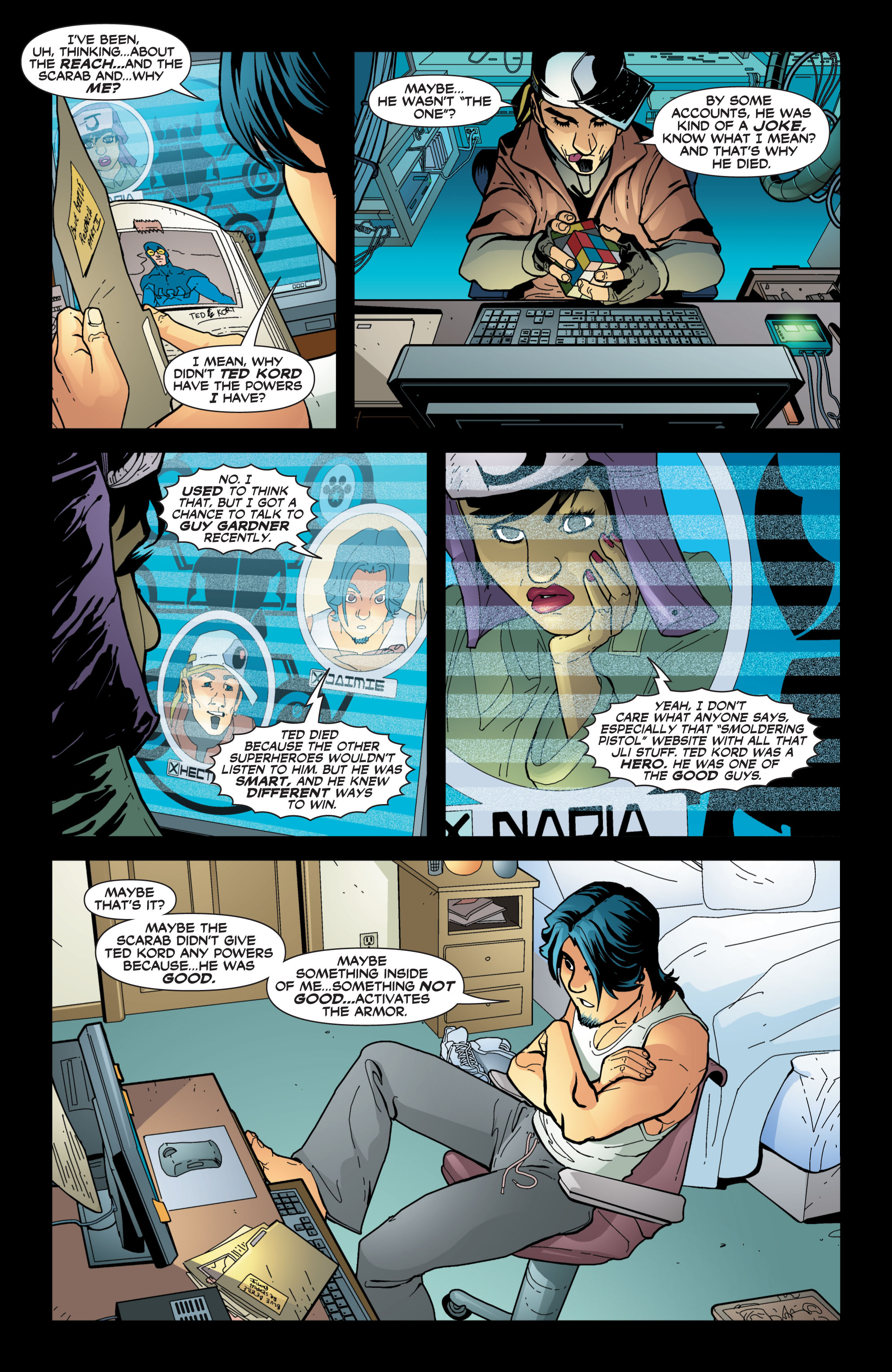 Read online Blue Beetle (2006) comic -  Issue #15 - 6