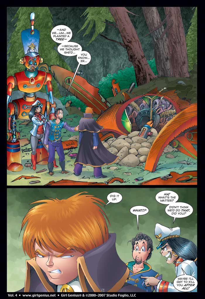 Read online Girl Genius (2002) comic -  Issue #4 - 48