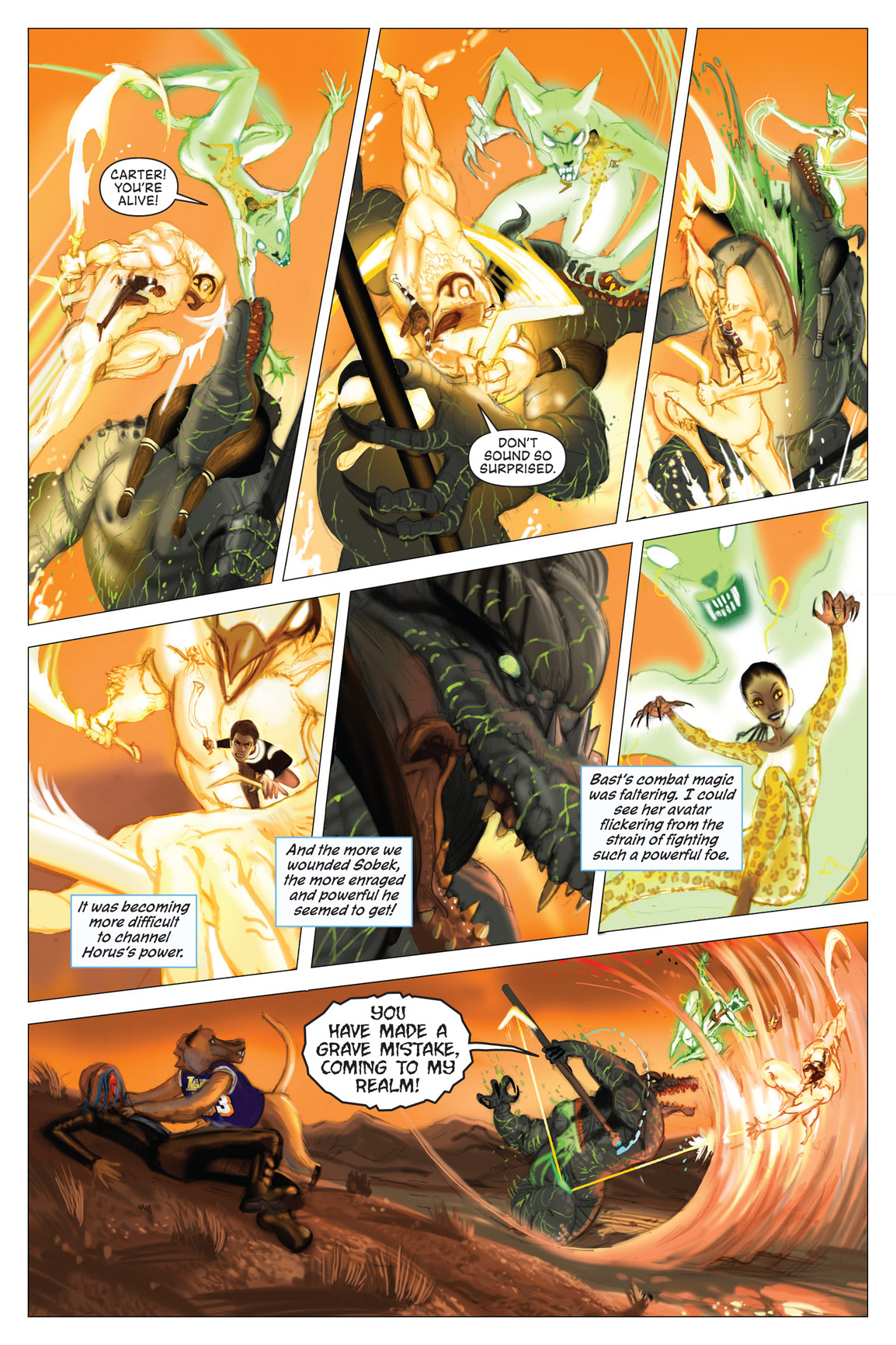 Read online The Kane Chronicles comic -  Issue # TPB 1 - 132