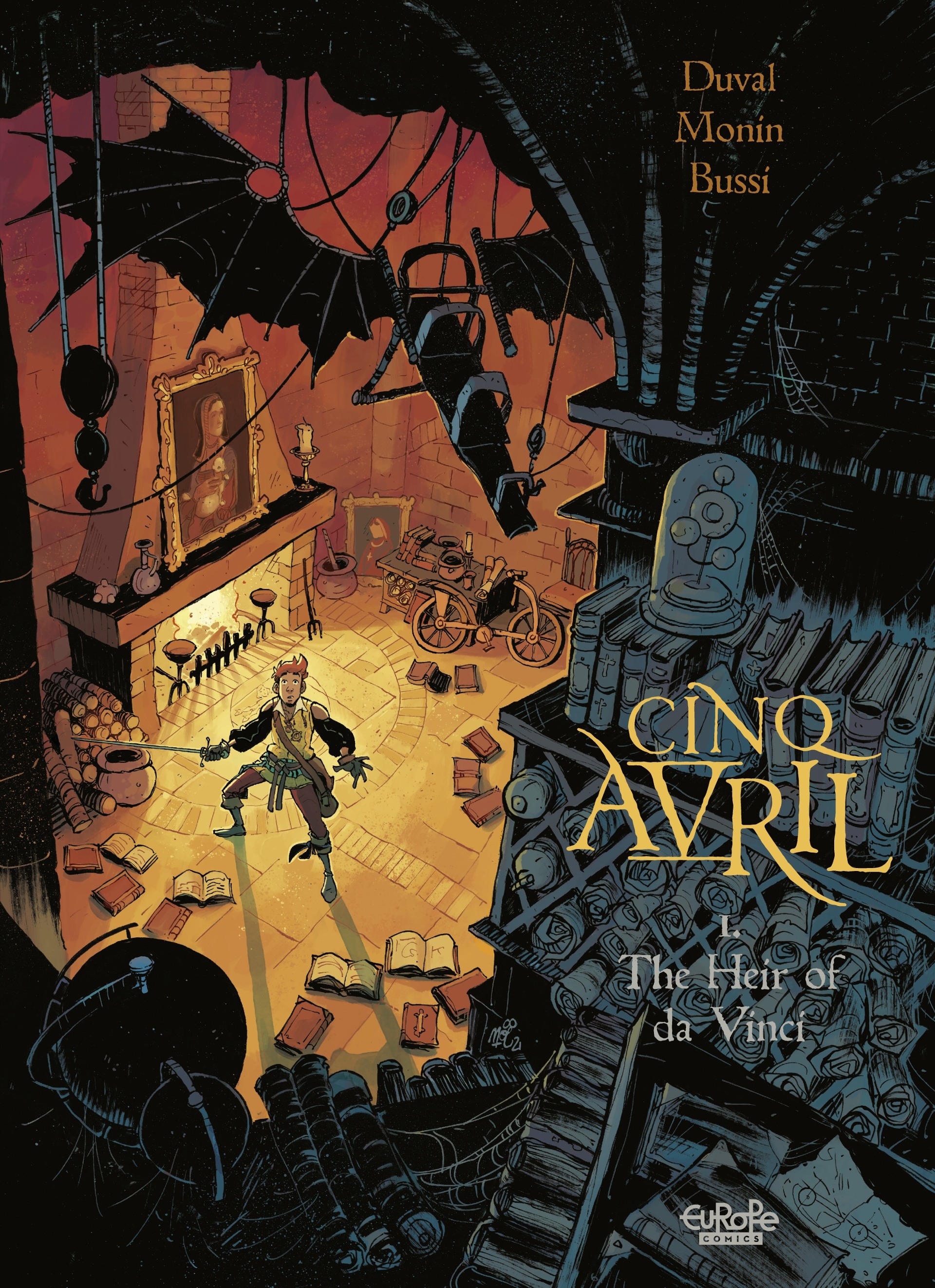 Read online Cinq Avril: The Heir of da Vinci comic -  Issue # Full - 1