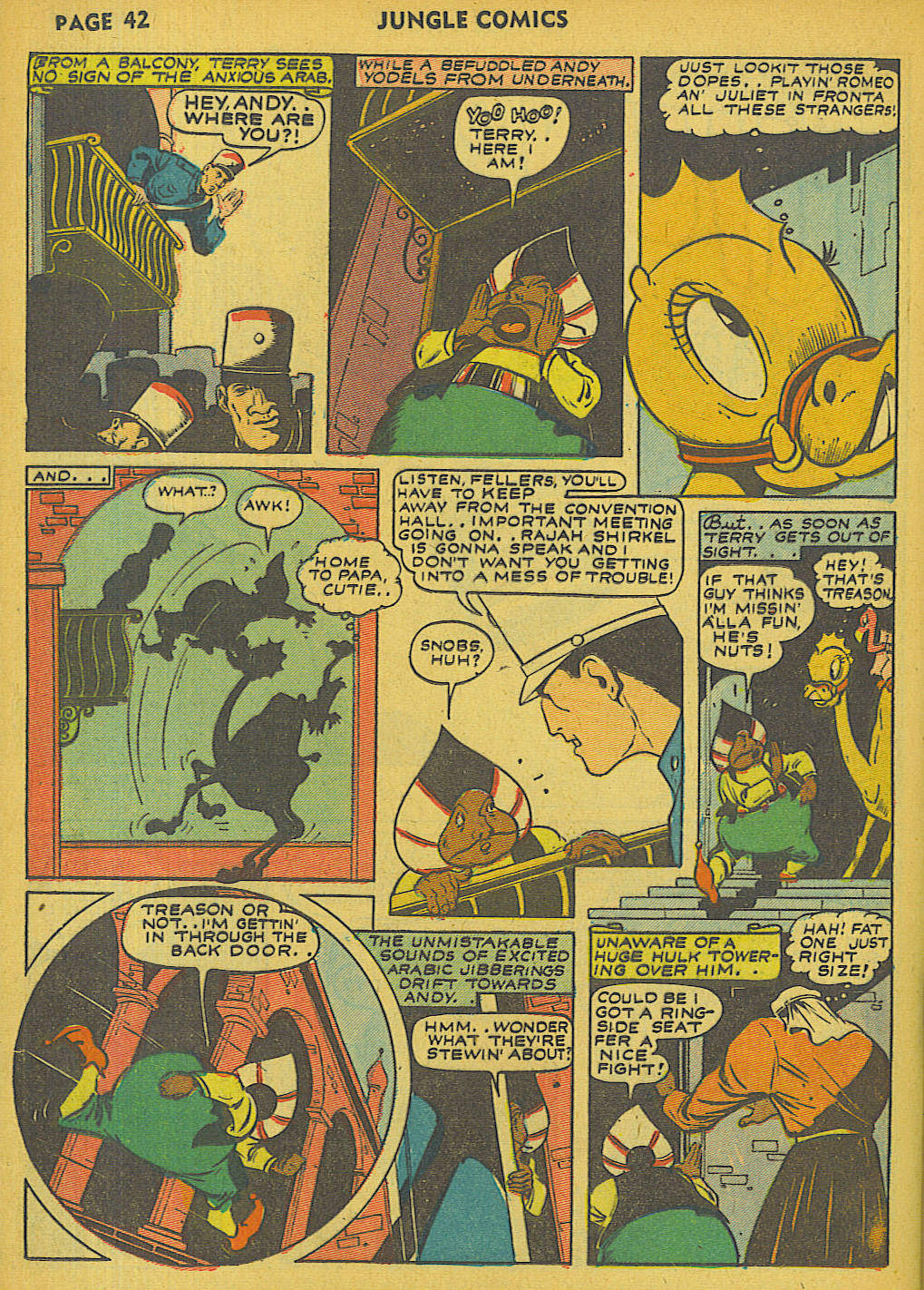 Read online Jungle Comics comic -  Issue #30 - 46