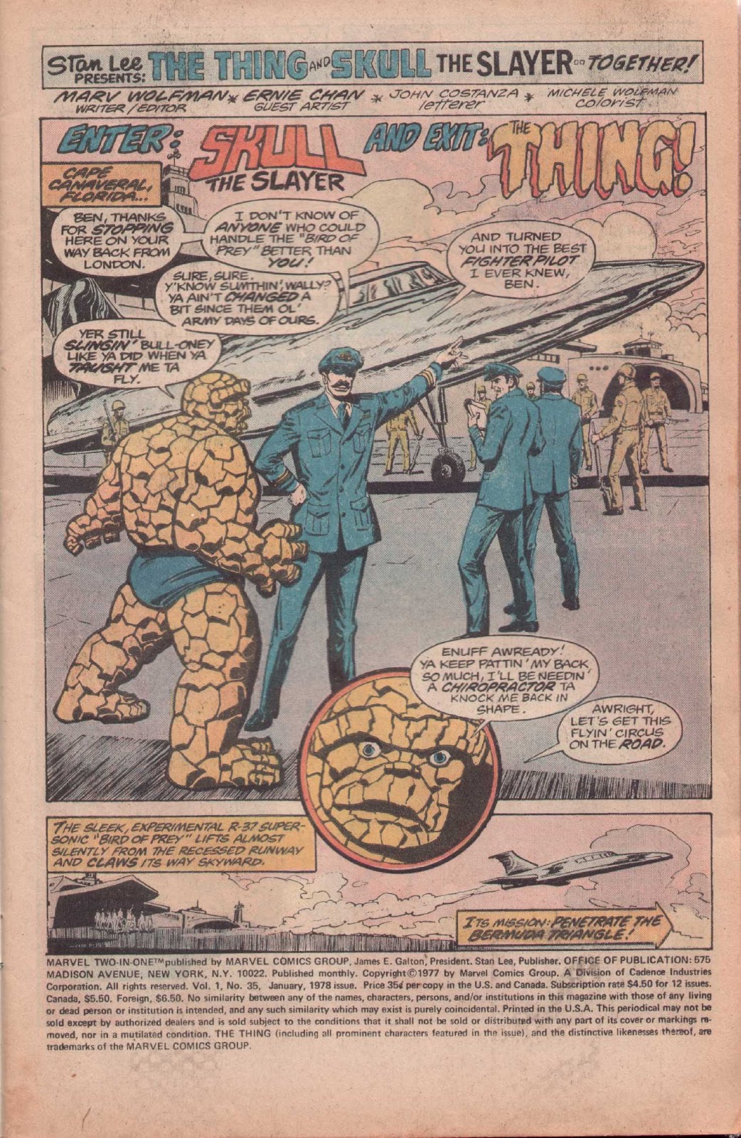 Marvel Two-In-One (1974) issue 35 - Page 2