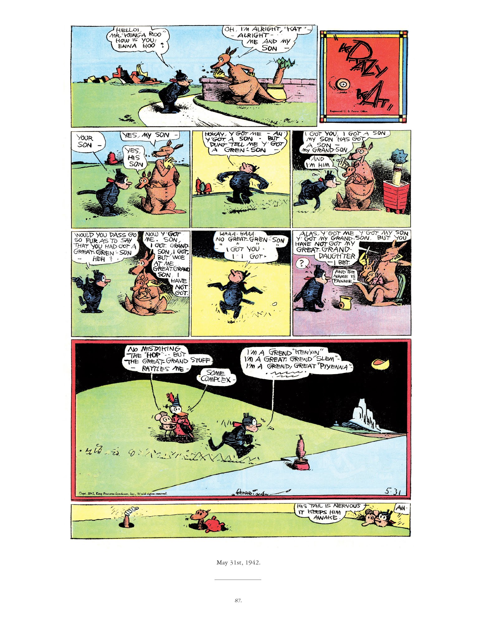 Read online Krazy & Ignatz comic -  Issue # TPB 12 - 86