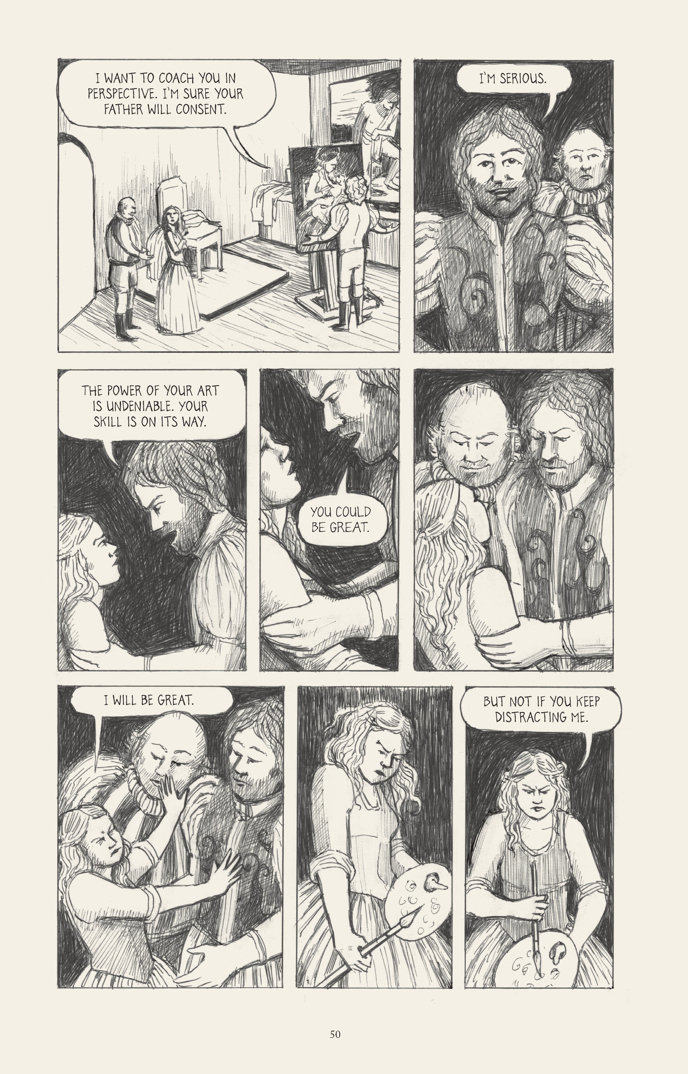 Read online I Know What I Am: The Life and Times of Artemisia Gentileschi comic -  Issue # TPB (Part 1) - 59