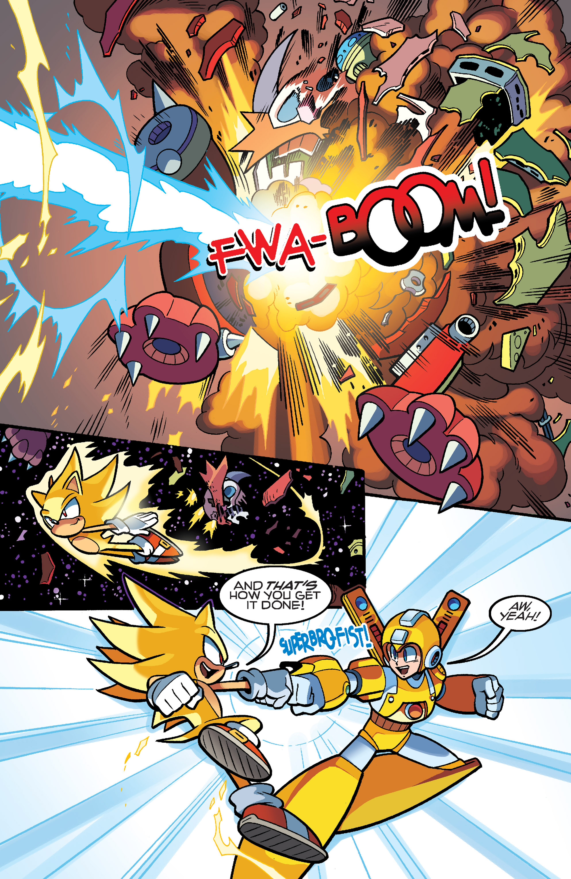 Read online Sonic Mega Man Worlds Collide comic -  Issue # Vol 3 - 112