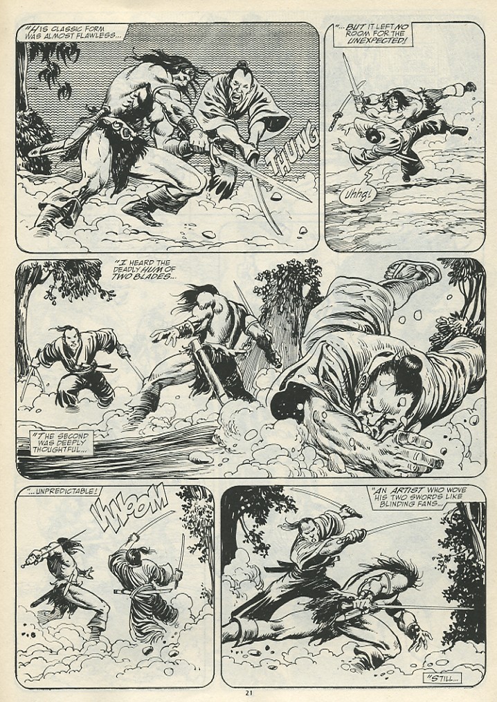 Read online The Savage Sword Of Conan comic -  Issue #184 - 23