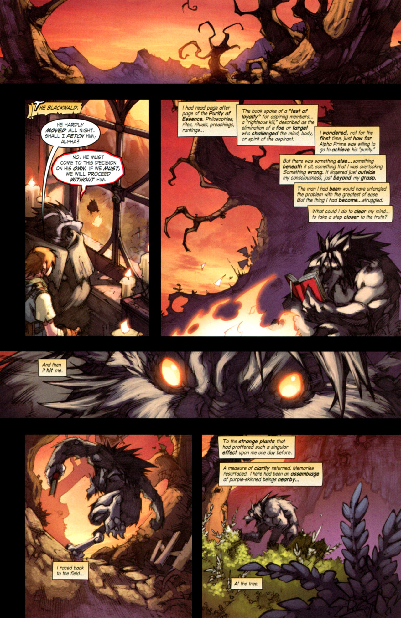 Read online World of Warcraft: Curse of the Worgen comic -  Issue #3 - 28