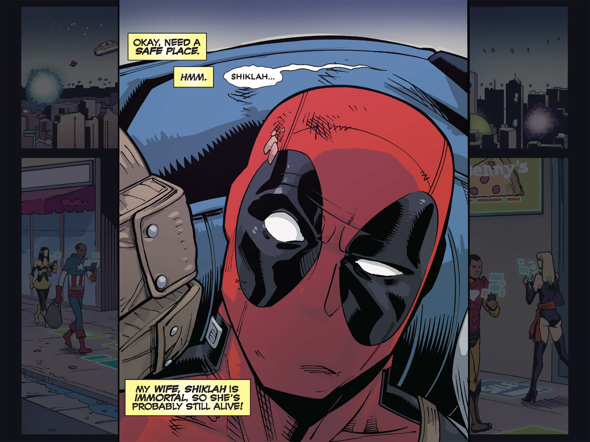 Read online Deadpool & Cable: Split Second Infinite Comic comic -  Issue #4 - 26