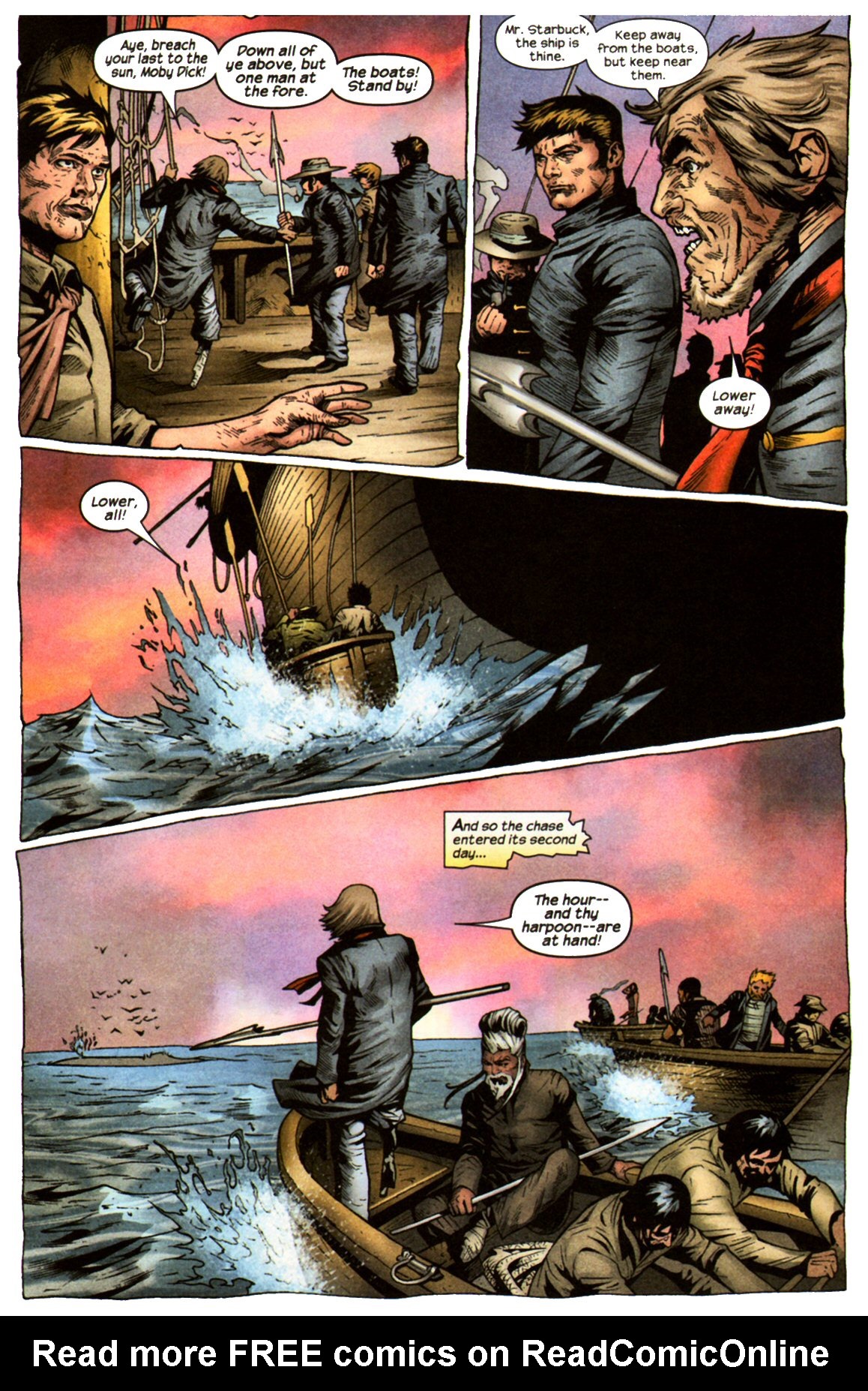 Read online Marvel Illustrated: Moby Dick comic -  Issue # TPB - 109