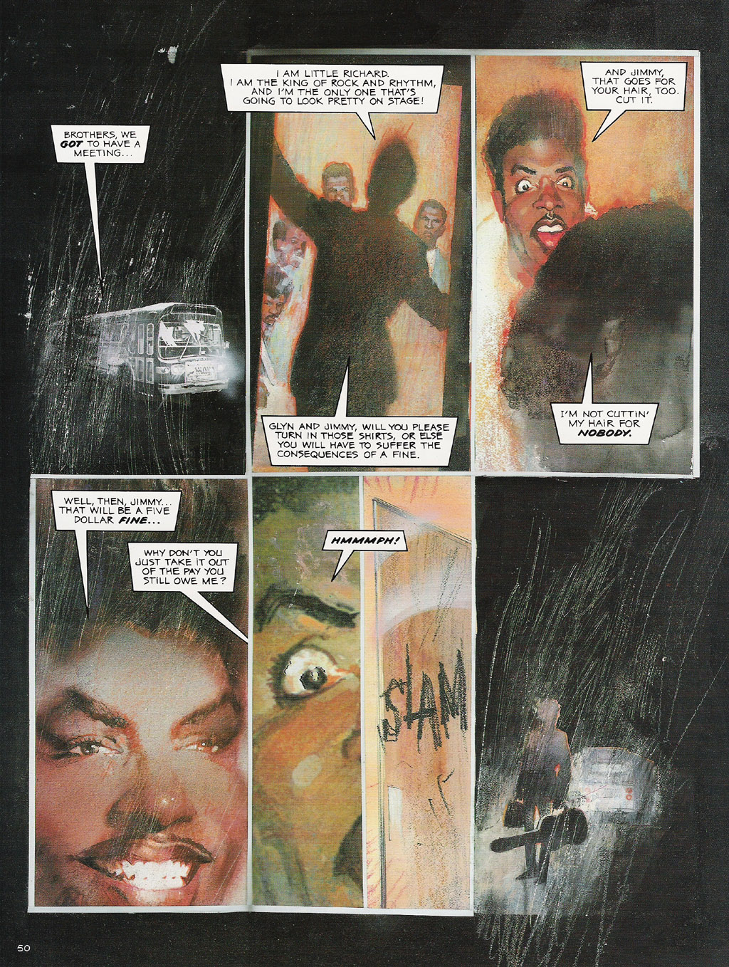 Read online Voodoo Child - The Illustrated Legend of Jimi Hendrix comic -  Issue # TPB - 53