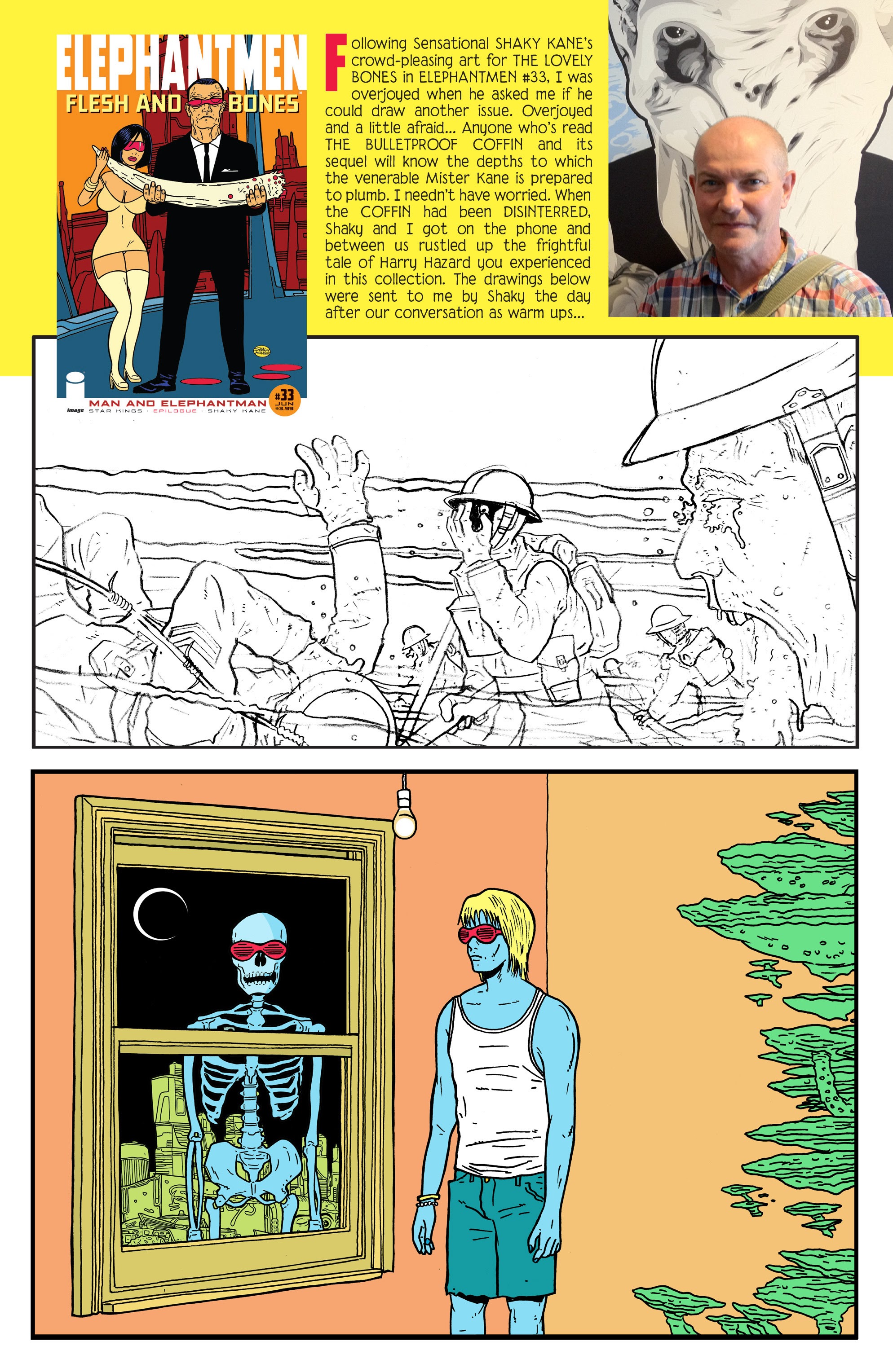 Read online Shaky Kane: Elephantmen & Monsters comic -  Issue # TPB - 71