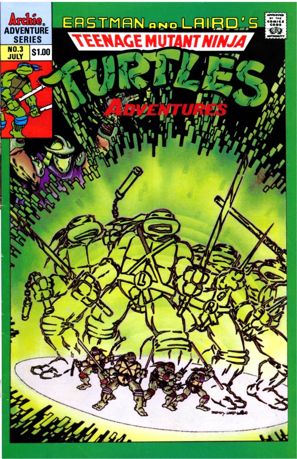 Read online Teenage Mutant Ninja Turtles Adventures (1989) comic -  Issue #3 - 1