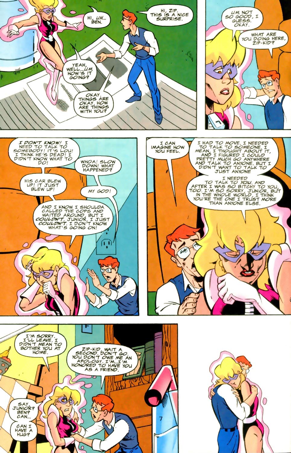 Read online Young Heroes in Love comic -  Issue #17 - 9