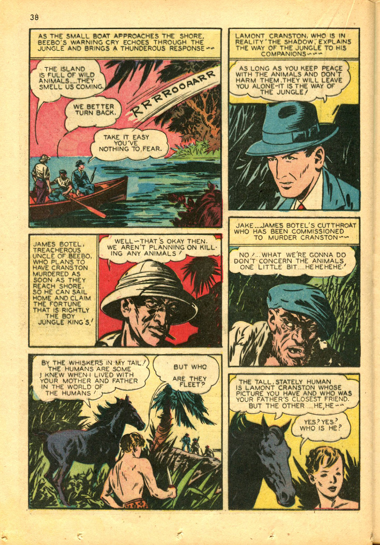 Read online Shadow Comics comic -  Issue #30 - 38