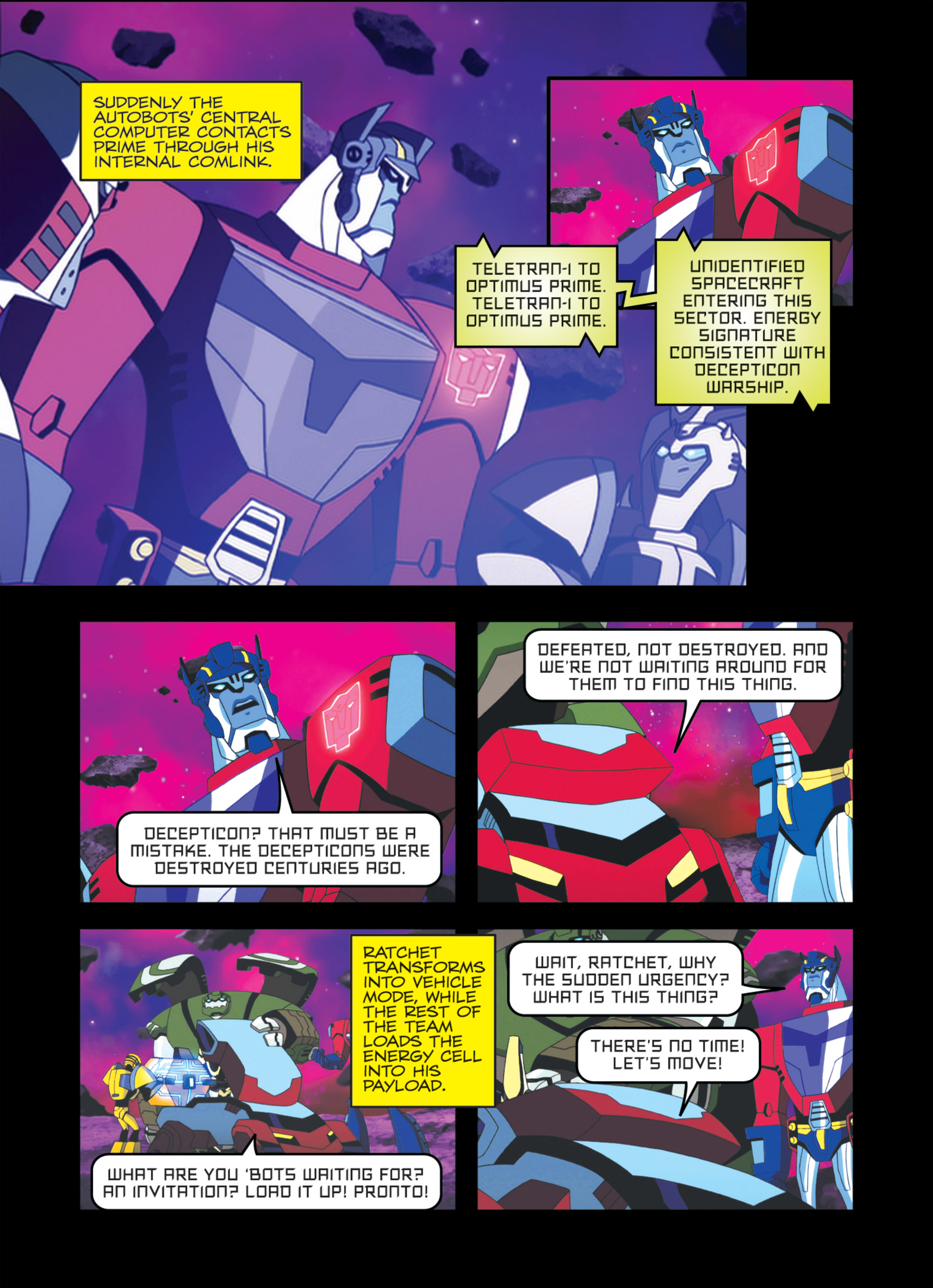 Read online Transformers Animated comic -  Issue #1 - 21