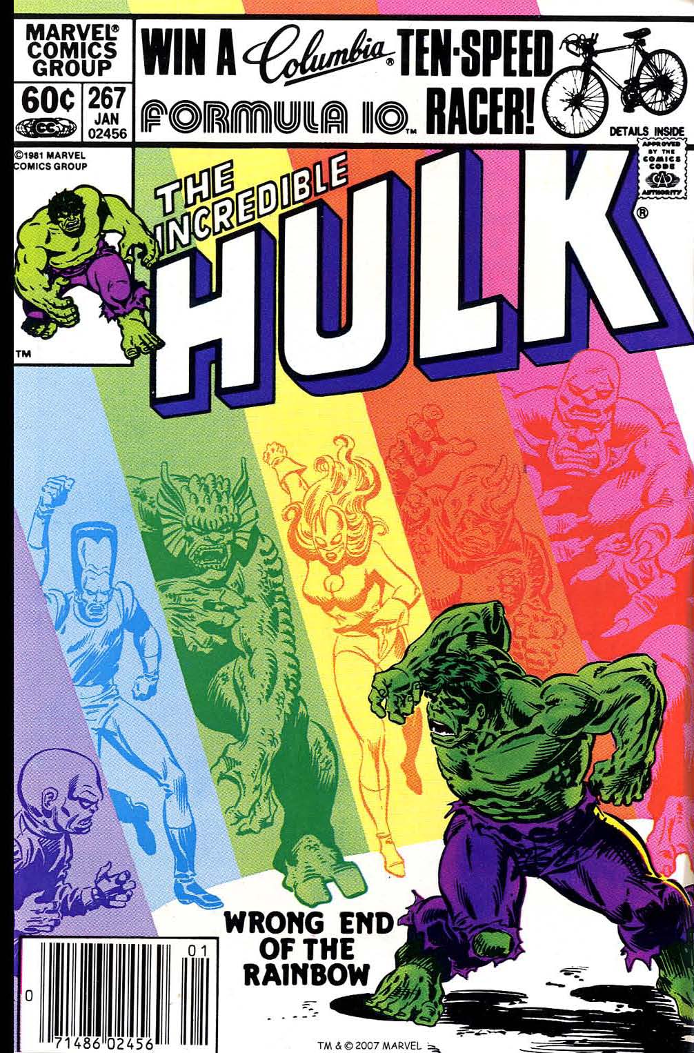 Read online The Incredible Hulk (1968) comic -  Issue #267 - 1