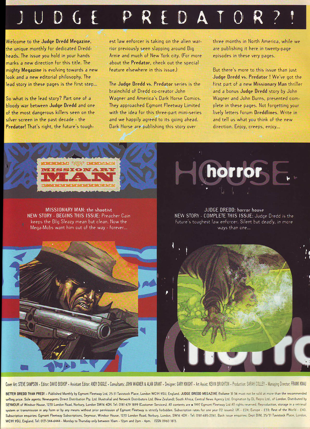 Read online Judge Dredd Megazine (vol. 3) comic -  Issue #36 - 2